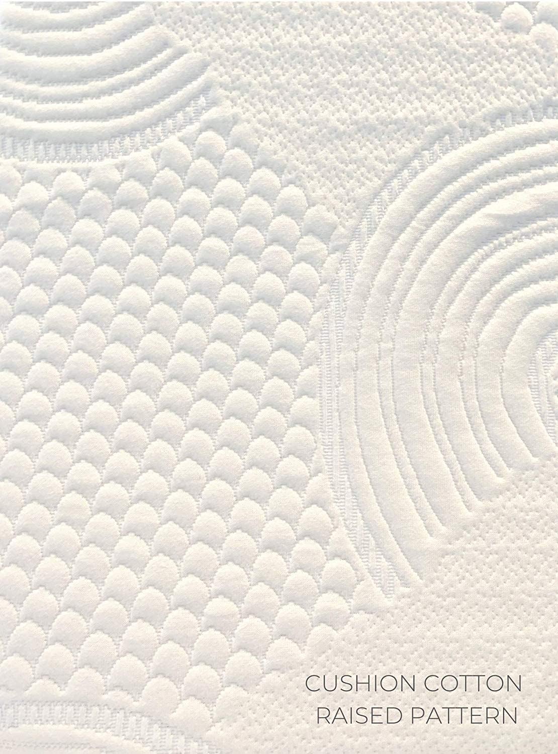Organic Latex Mattress Topper with 100% Cotton Cover - 3 Inch Queen Size Firm Support - Made in USA | Perfect for Back Pain Relief & Pressure Point Relief - Ideal for Side Sleepers & Hot Sleepers