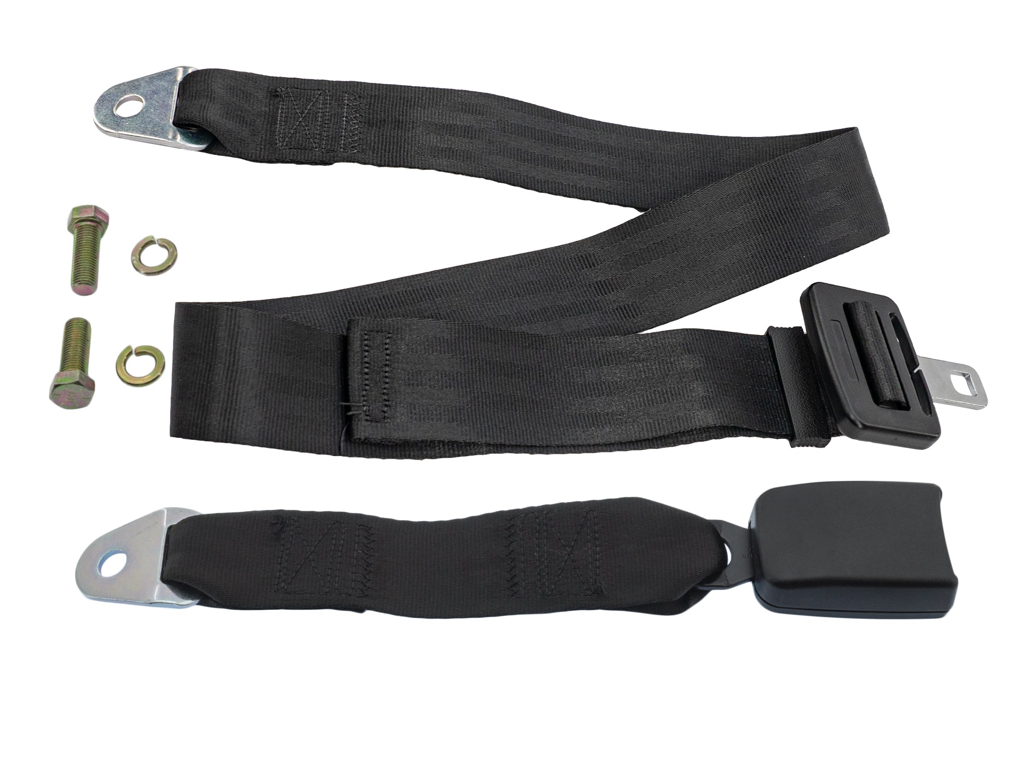 Complete Rear Lap Seat Belt Assembly - High-Quality Replacement for Cars, Trucks & SUVs - Perfect for Safety Upgrades & Vehicle Maintenance