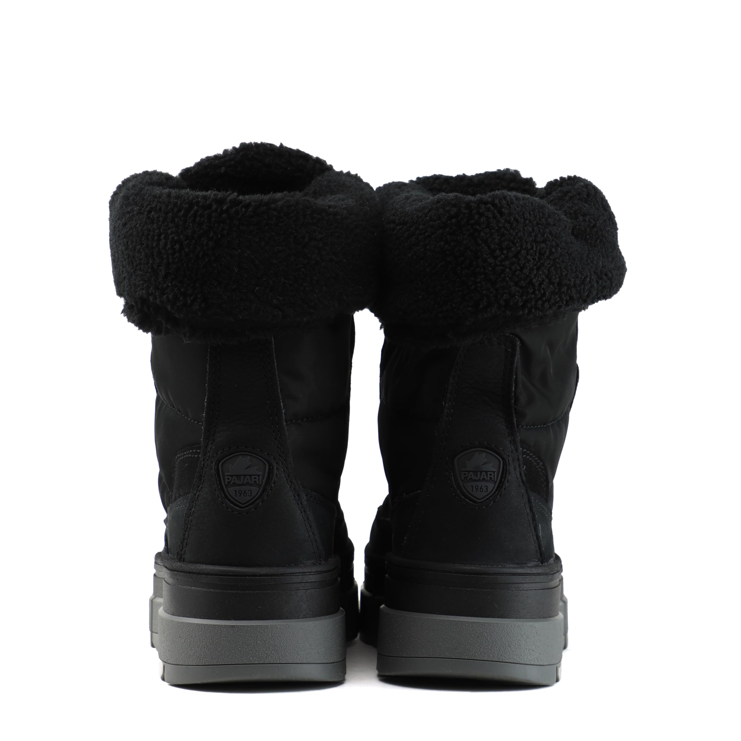 PAJAR Canada HENTA Women's Winter Snow Boots with Ice Grippers - Waterproof & Warm for Hiking, Snowshoeing, and Cold Weather Activities