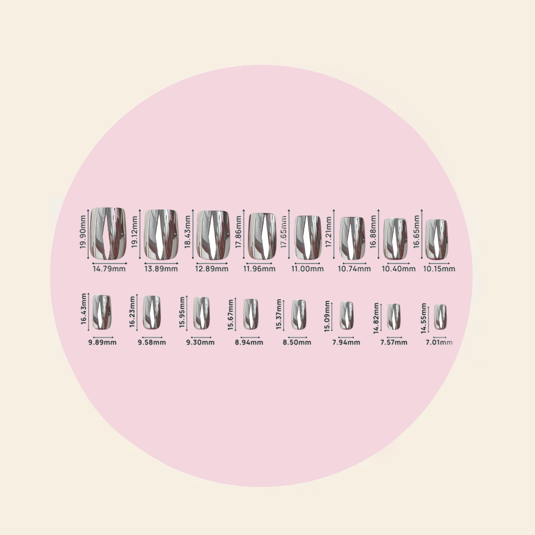 MITTY Unicorn Press on Nails - Glamorous Fake Nails with Rhinestones for Women | Perfect for Parties, Weddings & Special Occasions