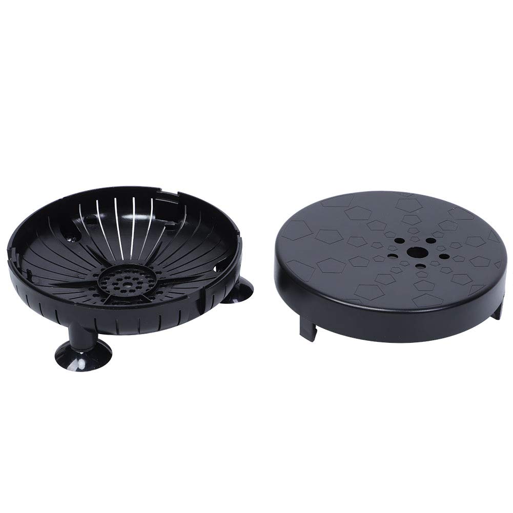 Solar Powered Floating Fountain Pump - 9V 8W Remote Control Outdoor Water Feature with LED Lights for Garden, Pond, Patio & Landscape Decoration | DIY Water Fountain Kit for Backyard, Yard & Pool Decor