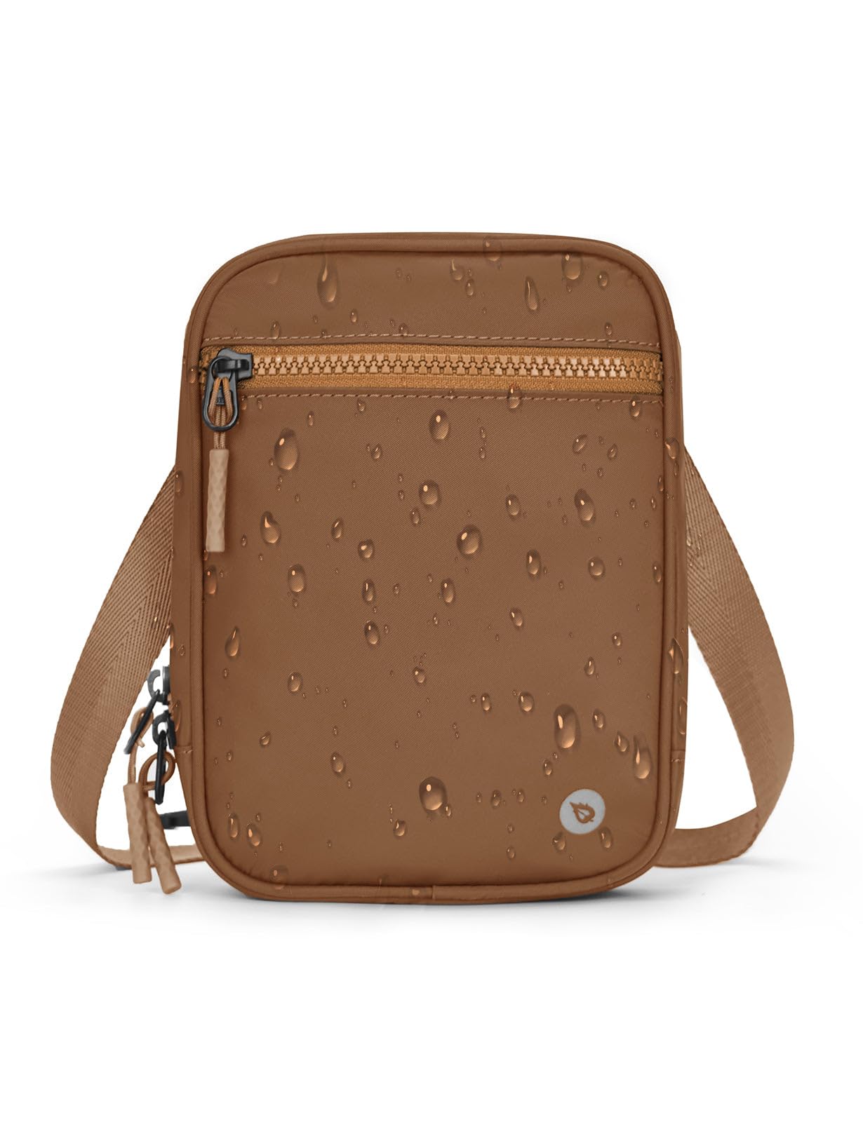 BALEAF Women's Small Crossbody Bag 1.5L - Roasted Brown Sling Purse, Travel Fanny Pack & Belt Bag for Everyday Use, Work, Gym, and Outdoor Activities