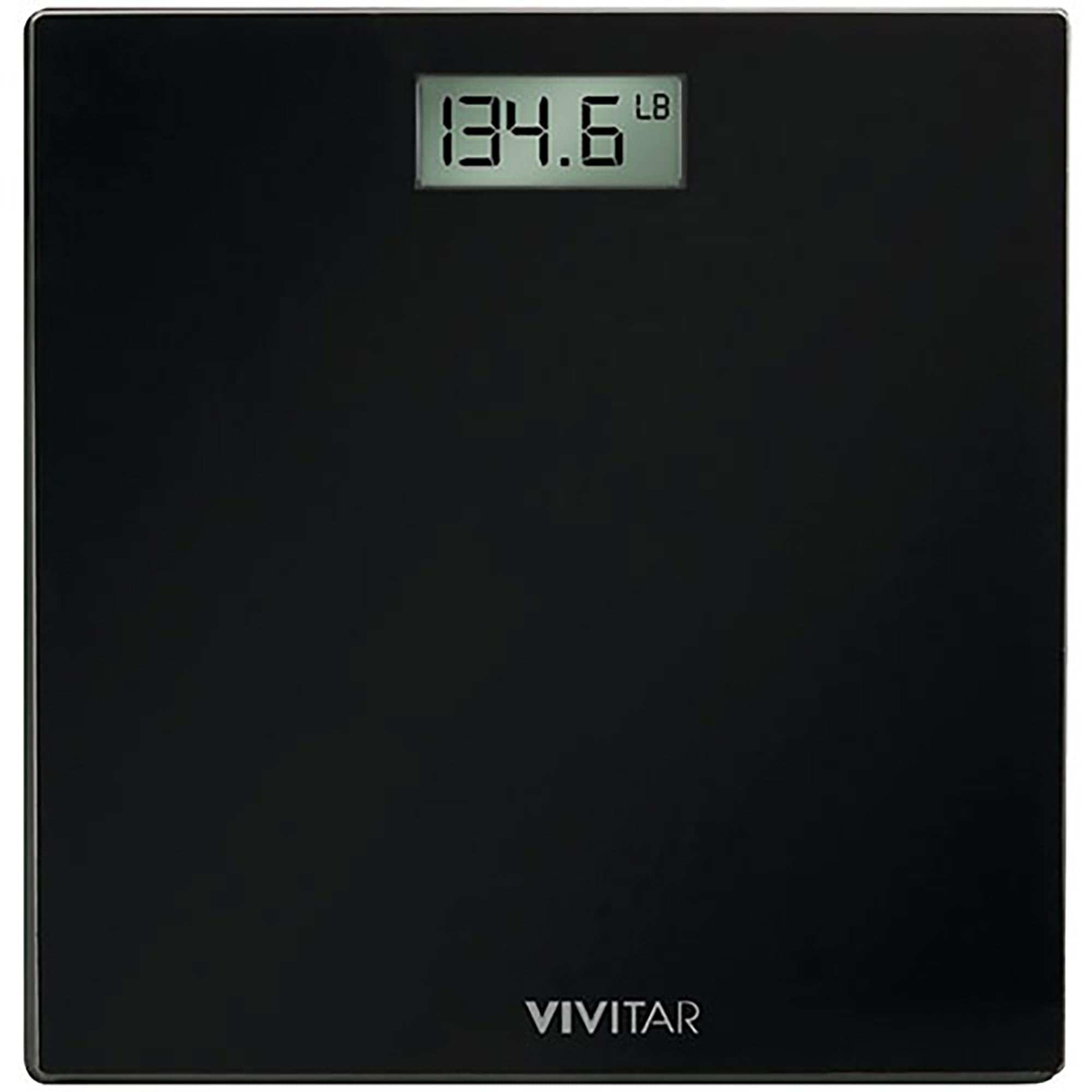 Vivitar Digital Bathroom Scale - Accurate Body Weight Scale with LCD Display, 400 lb Capacity, Step-On Technology, Black (PS-V134-B) - Perfect for Home, Gym & Health Tracking