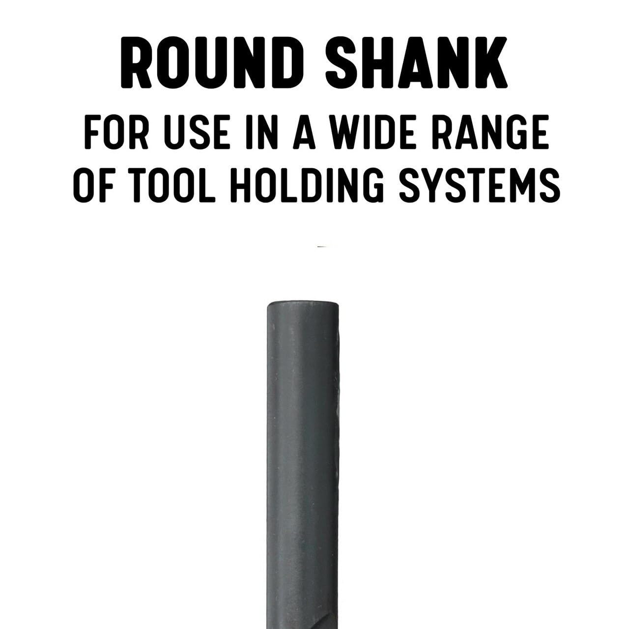 Heavy Duty Split Point Stub Drill Bit - Pack of 12 for Metal & Woodworking
