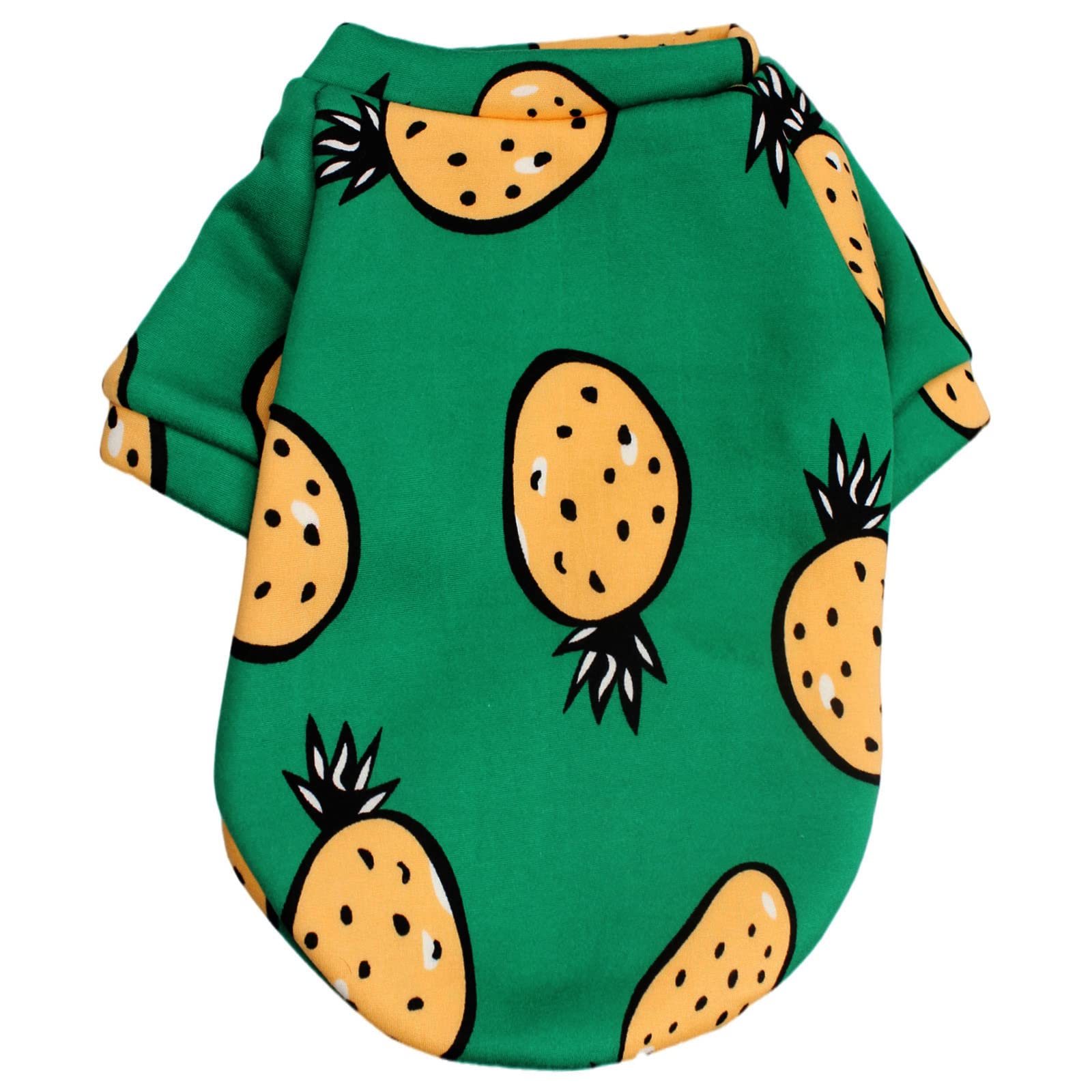 Katenpid Cartoon Dog Shirt - Cotton Pet T-Shirt for Puppies & Cats | Breathable & Comfortable | Perfect for Daily Walks, Indoor Play & Photo Shoots