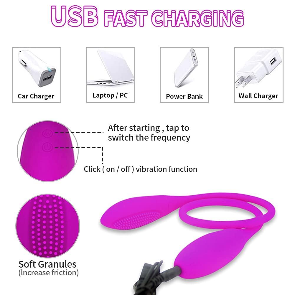 Qieaut Realistic Thrusting Rabbit Vibrator for Women - Dual Motor Clitoral & G-Spot Stimulator with Anal Plug - Powerful Sex Toy for Solo Play & Couples Use in Bedroom, Shower & Travel