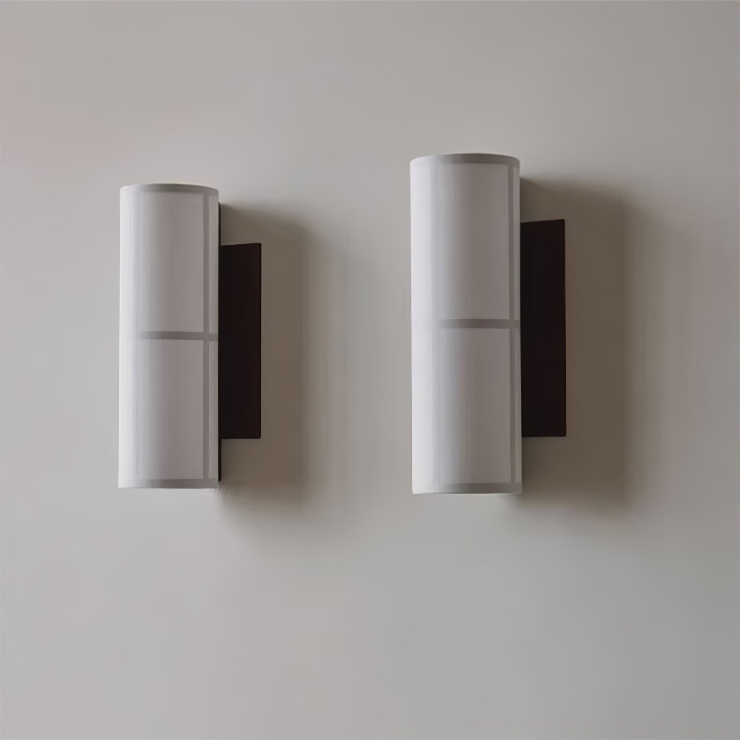 Modern Cylinder Fabric Wall Lamp - Soft Ambient Lighting for Bedroom, Living Room & Office - Dimmable LED Wall Sconce with Natural Linen Shade