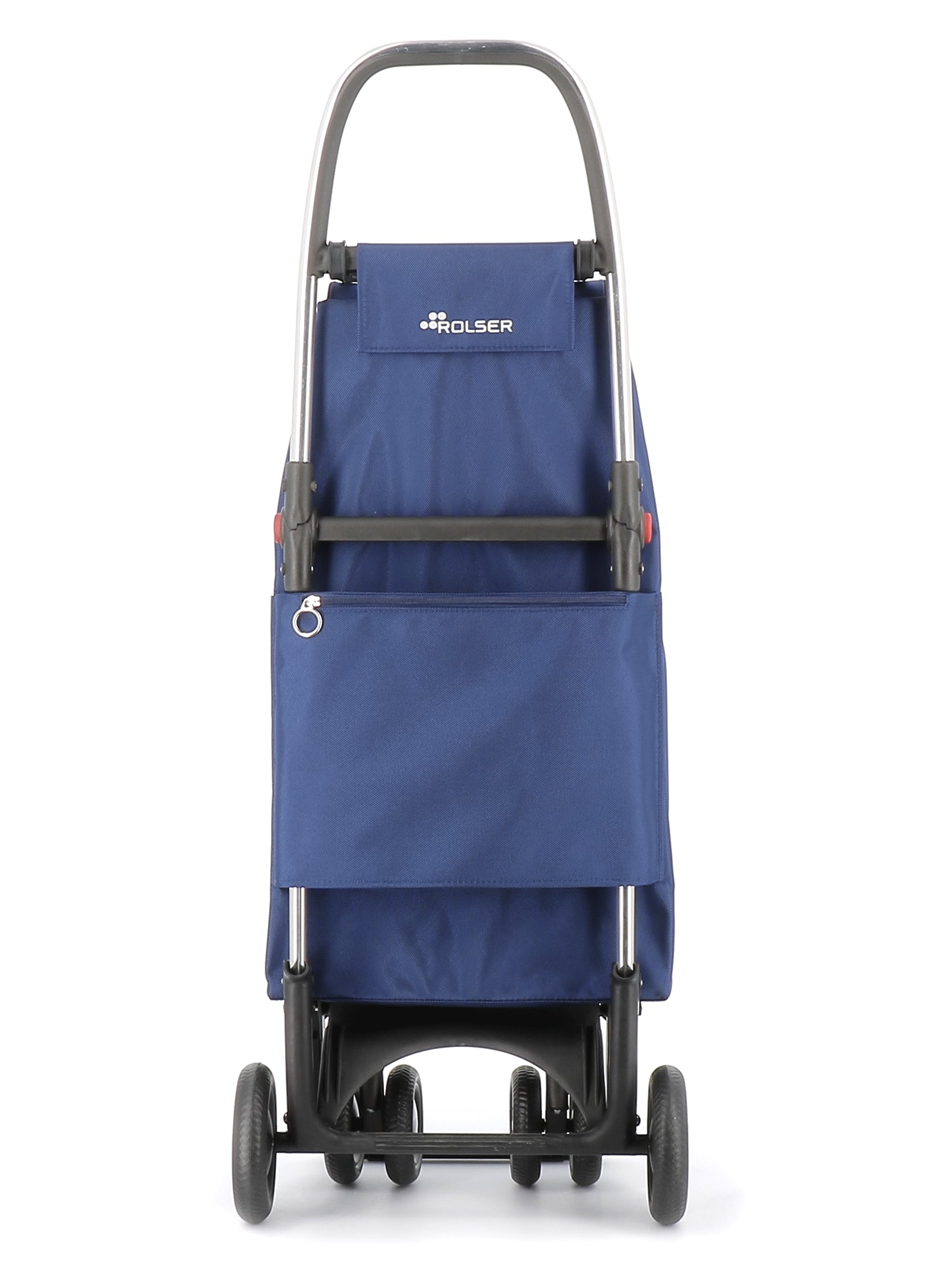 Rolser I Max MF 4 Wheel Foldable Shopping Cart with 2 Swivel Wheels - Lightweight Grocery Trolley for Supermarket, Shopping Mall & Outdoor Market Use