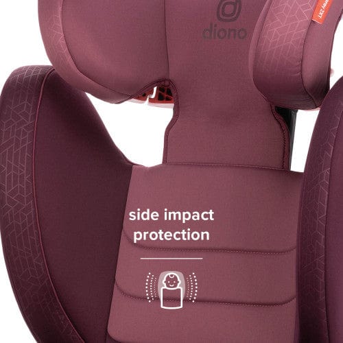 Diono Monterey 2XT Latch Booster Car Seat for Kids - High Back Convertible Safety Car Seat with LATCH System for Children 40-120 lbs - Perfect for School, Travel & Road Trips