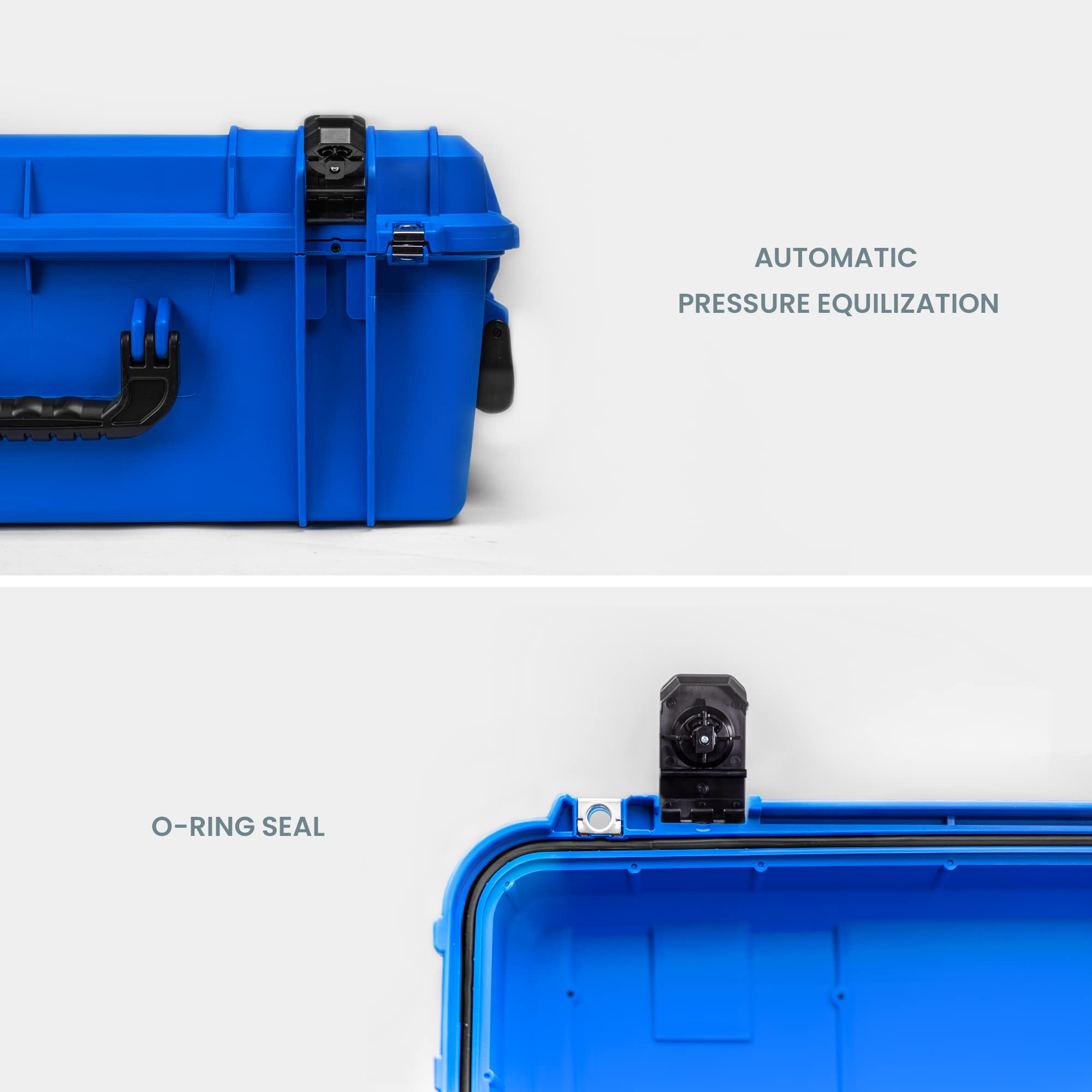 Seahorse 920 Heavy Duty Waterproof Dry Box - IP67 Rated for Outdoor, Camping, Boating & Travel Gear Protection