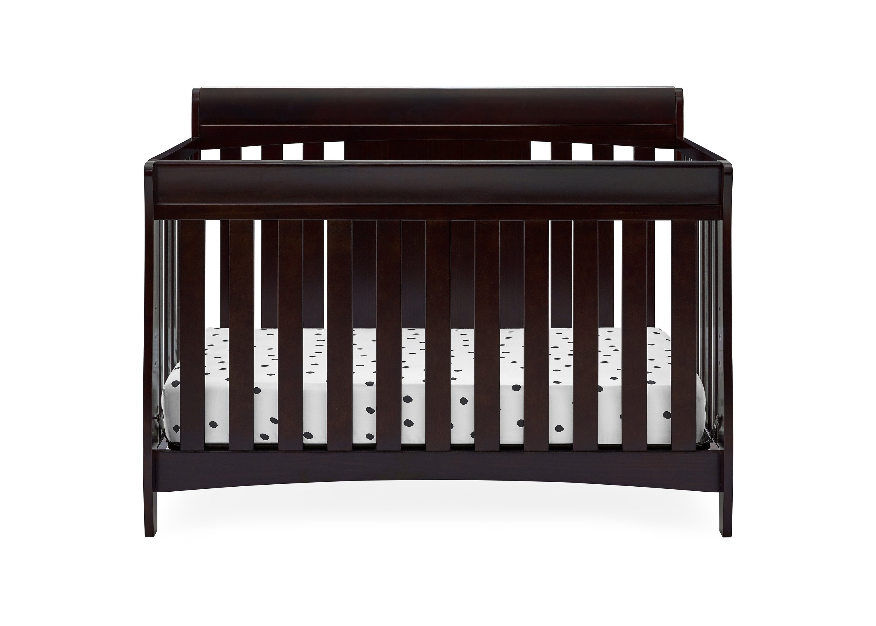 Richmond 6-in-1 Convertible Baby Crib - Toddler Bed & Daybed with Adjustable Height, White Nursery Furniture for Newborn to Teen - Perfect for Small Spaces & Modern Nurseries