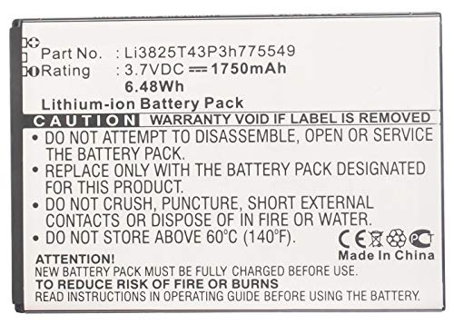 Synergy ZTE Smile Q Battery 1750mAh - Long Lasting Power for Travel & Work