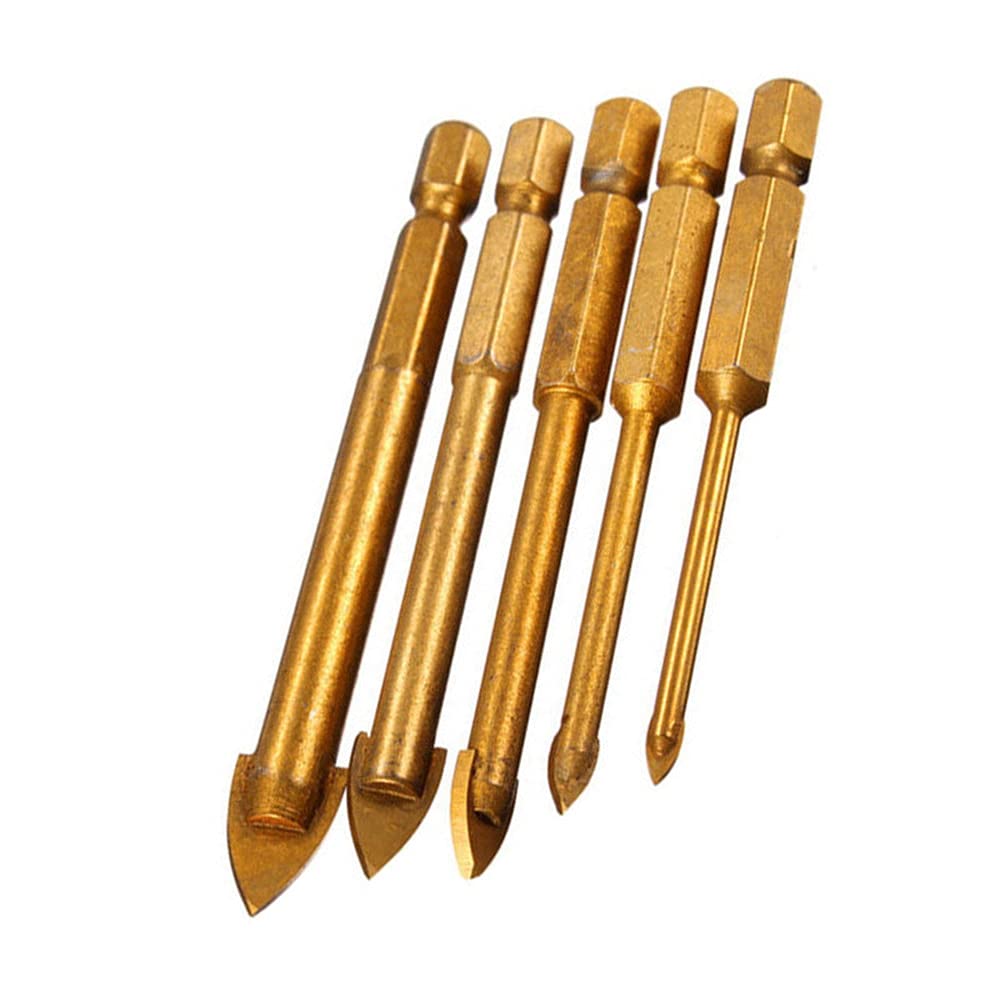 12mm Glass & Ceramic Tile Drill Bit Set - 1/4