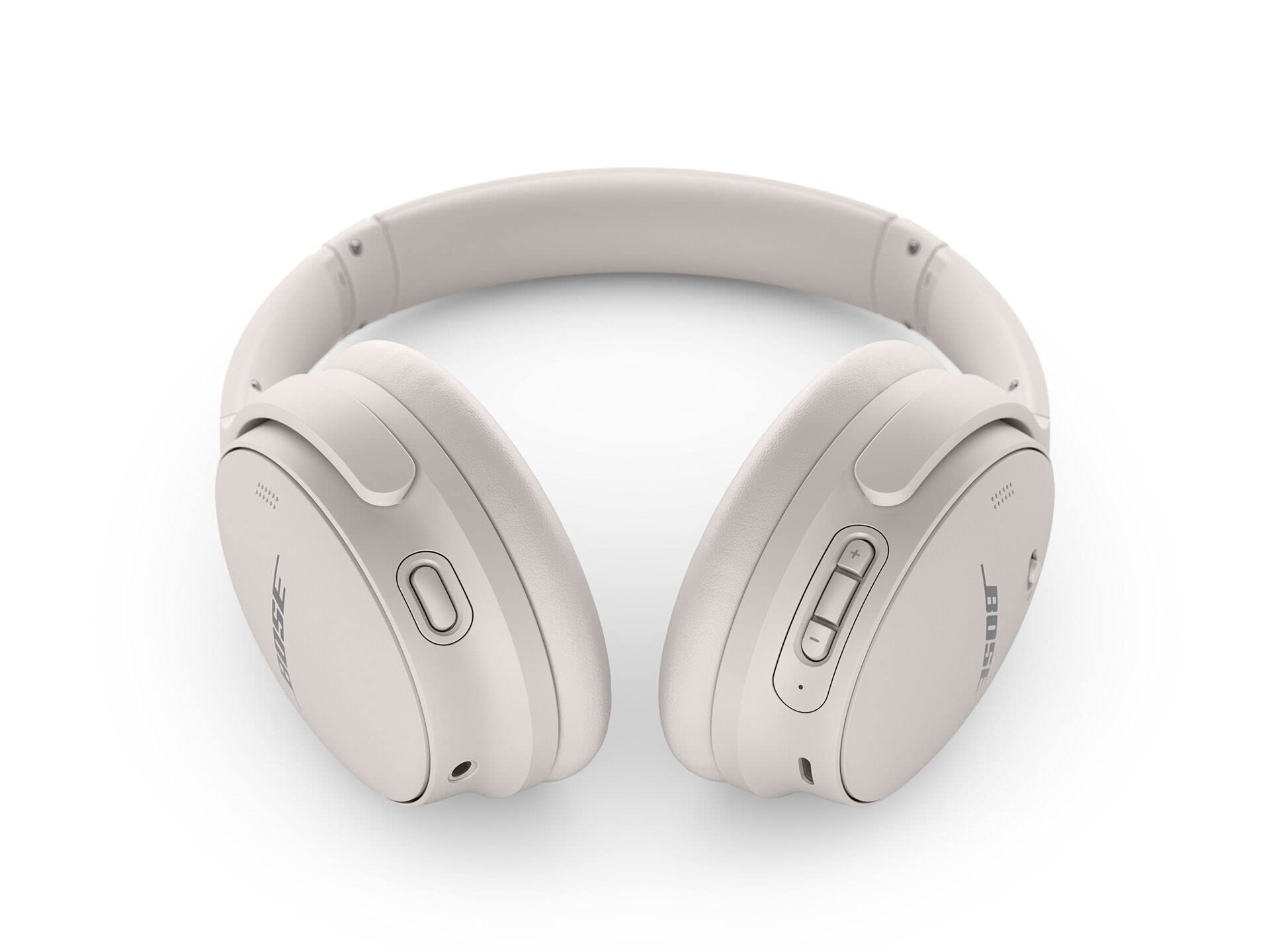 Bose QuietComfort 45 Wireless Bluetooth Headphones with Noise Cancelling - White Smoke (Renewed) | Premium Sound for Travel, Work & Home Office