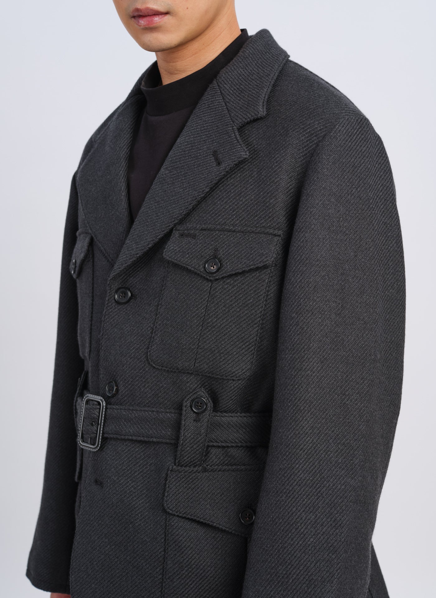 Premium Marzotto Wool Single-Breasted Hunting Blazer for Men - Soft & Comfortable Outdoor Jacket for Hunting, Shooting & Casual Wear