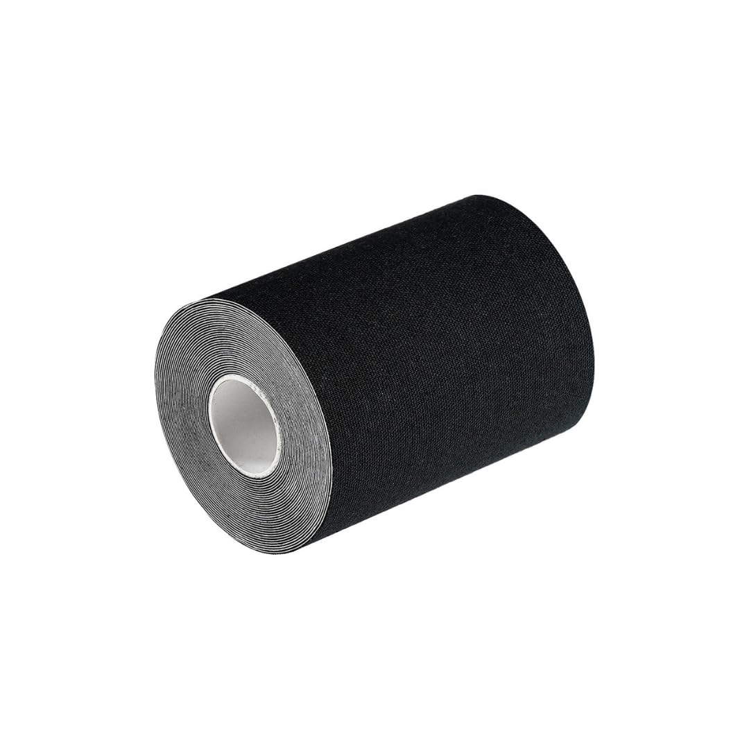 SLEEFS Black Turf Tape - Extra Wide Athletic Sports Tape for Football, Soccer & Rugby - Flexible, Waterproof, Ultra Sticky Kinesiology Tape for Injury Support & Performance Enhancement - Ideal for Athletes, Coaches & Sports Enthusiasts