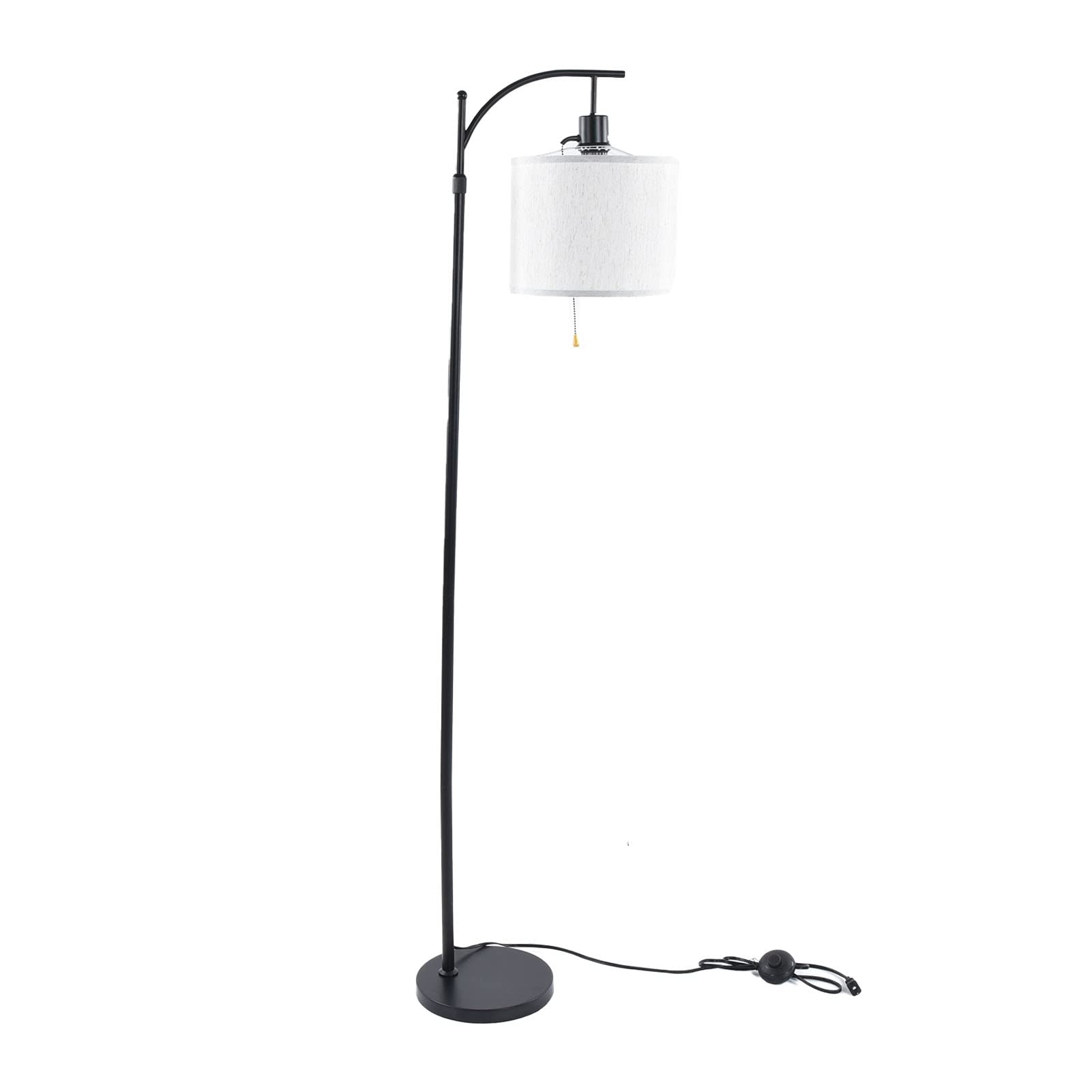 3000K LED Floor Lamp with E26 Socket - Adjustable Standing Light for Living Room, Bedroom & Office - Eye Protection Reading Lamp for Home Decor & Workspaces