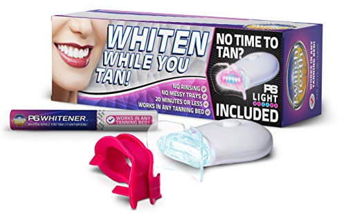Twilight Teeth Whitening Kit with UV Light - Professional At-Home Teeth Whitening System Includes Whitening Gel, Custom Mouthpiece & LED Accelerator | Safe, Effective for Sensitive Teeth | Perfect for Pre-Events, Date Nights & Confidence Boosting