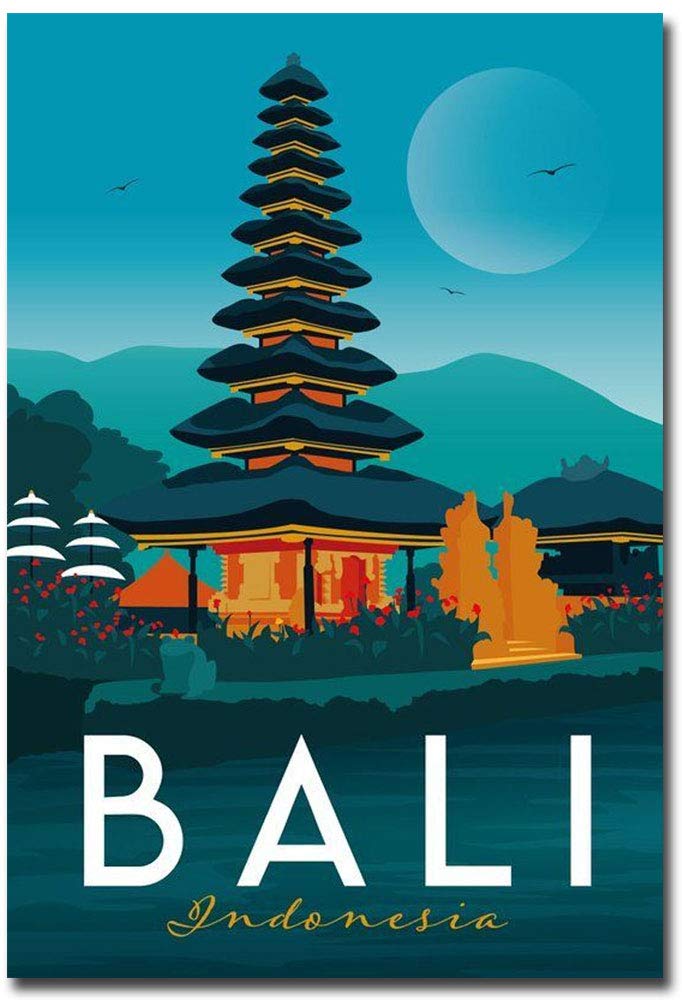 Bali Indonesia Souvenir Fridge Magnet - 2.5