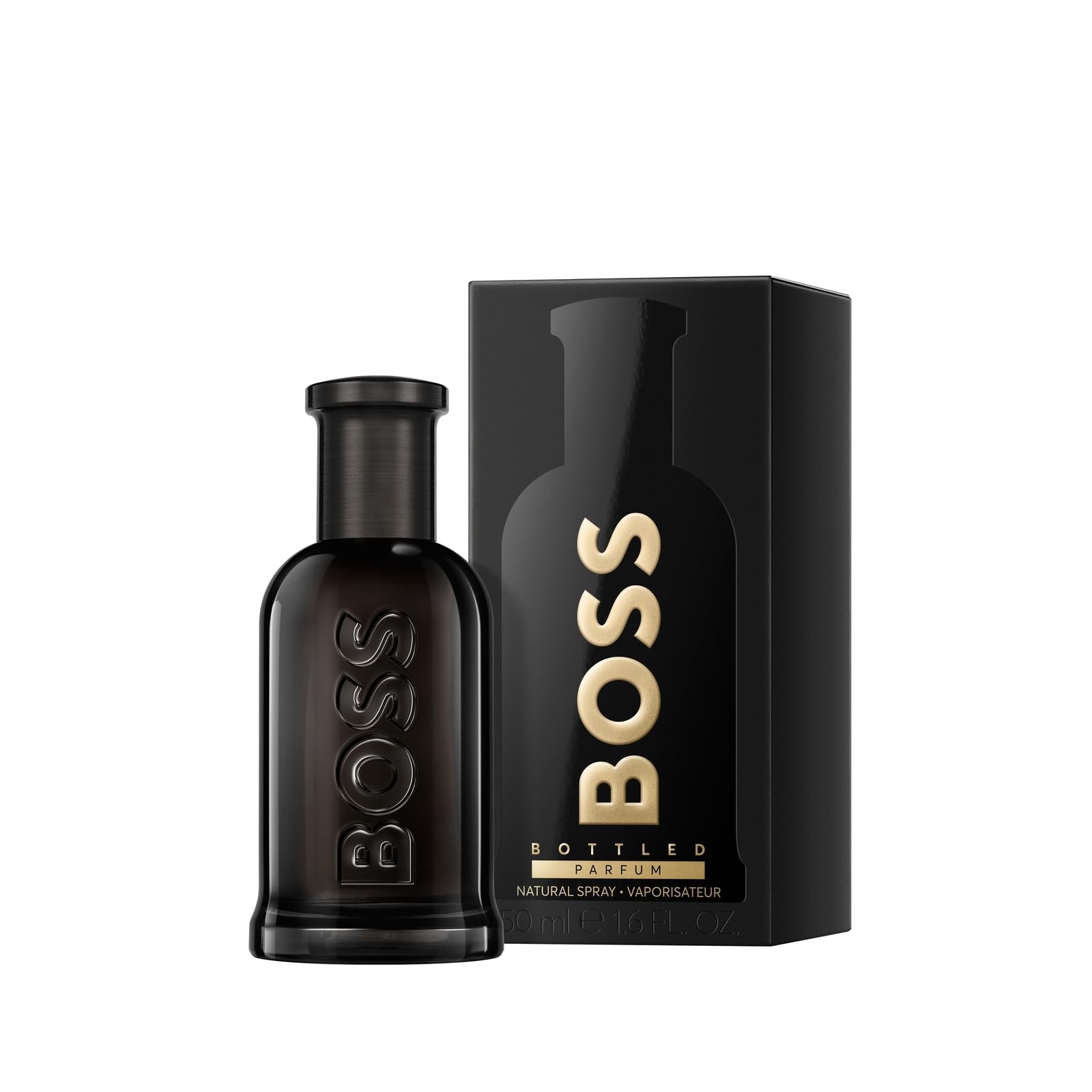 Hugo Boss Bottled Parfum for Men - Woody Amber Cologne with Leather, Orris & Wood Notes - Long Lasting Fragrance Spray - Perfect for Date Night, Office & Special Occasions