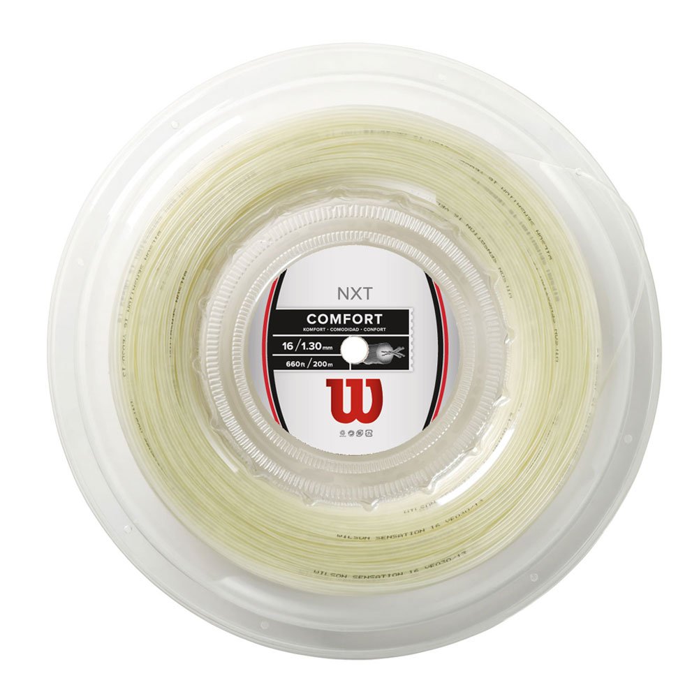 Wilson NXT (16/1.30mm) Natural Tennis String Reel - Premium Performance for Competitive Play & Tournament Matches