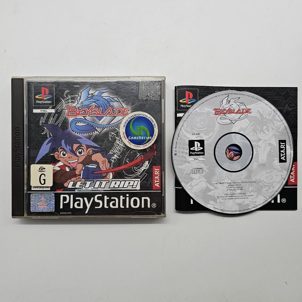 Beyblade: Let It Rip - PS1 Playstation 1 Game (PAL Version) - Classic Battle Spinning Top Action for Kids & Collectors