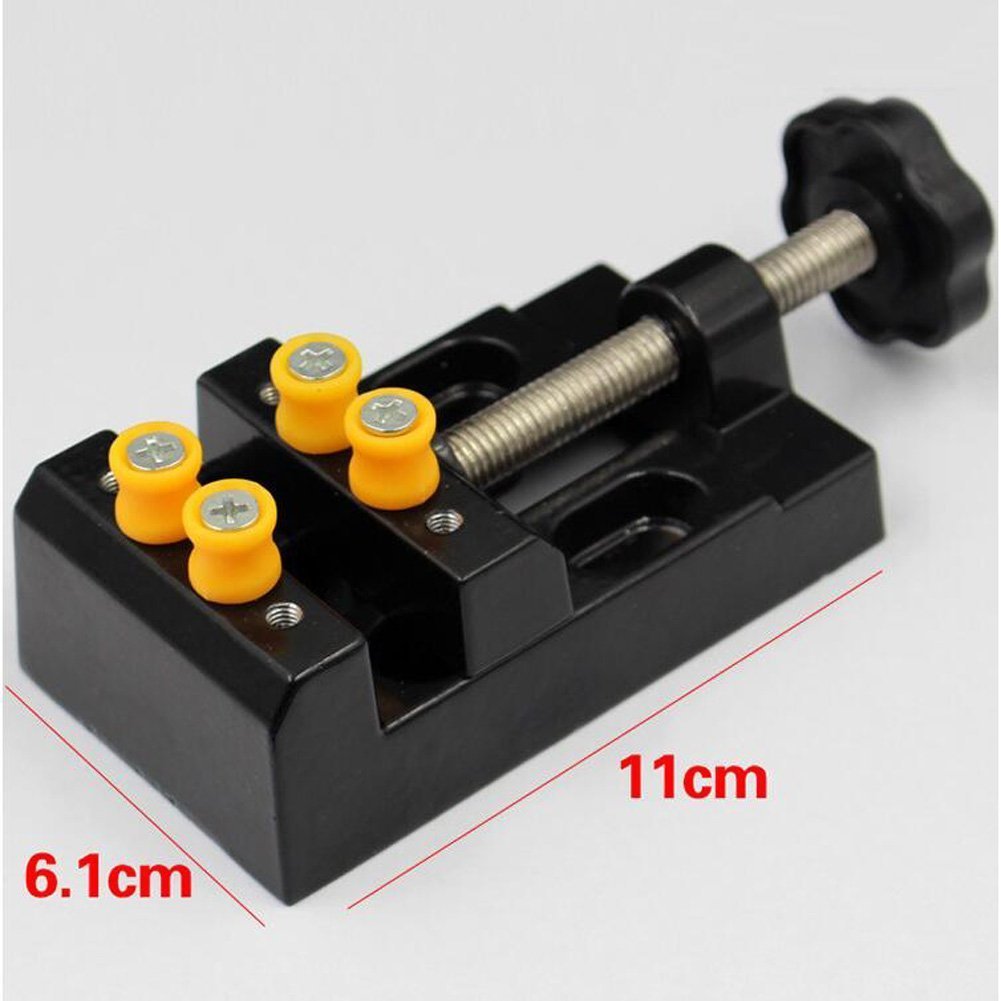 B&Y Adjustable Metal Watch Case Holder Tool - Professional Watchmaker Repair Kit for Watch Back Removal & Battery Replacement - Perfect for Watch Repair Shops & DIY Enthusiasts