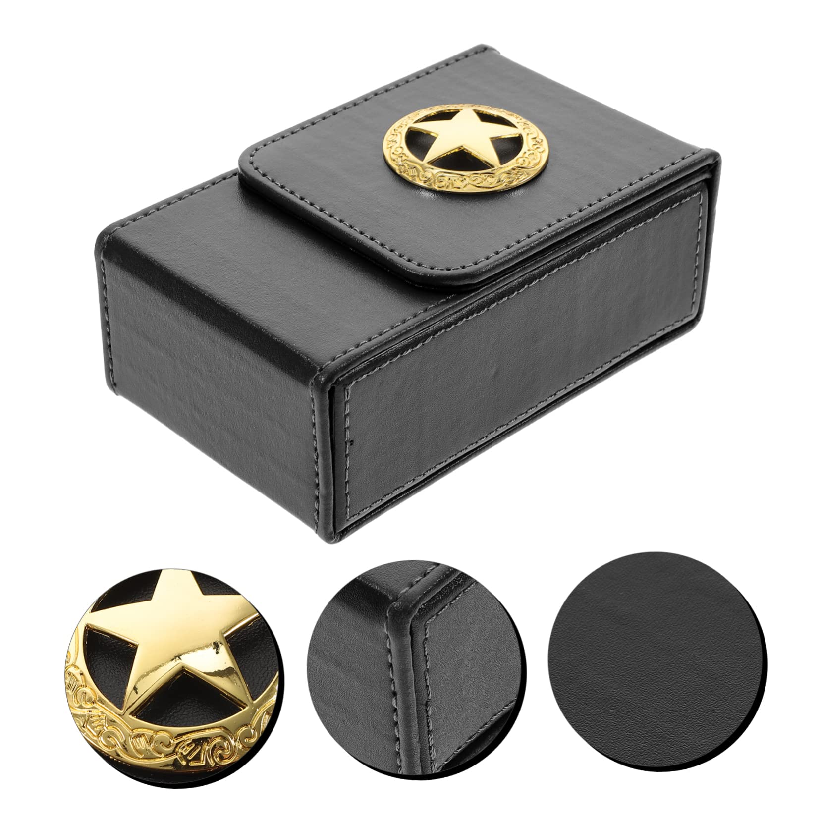 Premium Tarot Card Storage Box - PU Leather Game Card Holder for Tarot, Poker & Collectible Cards - Organize & Protect Your Deck - Perfect for Divination, Gaming & Collectibles
