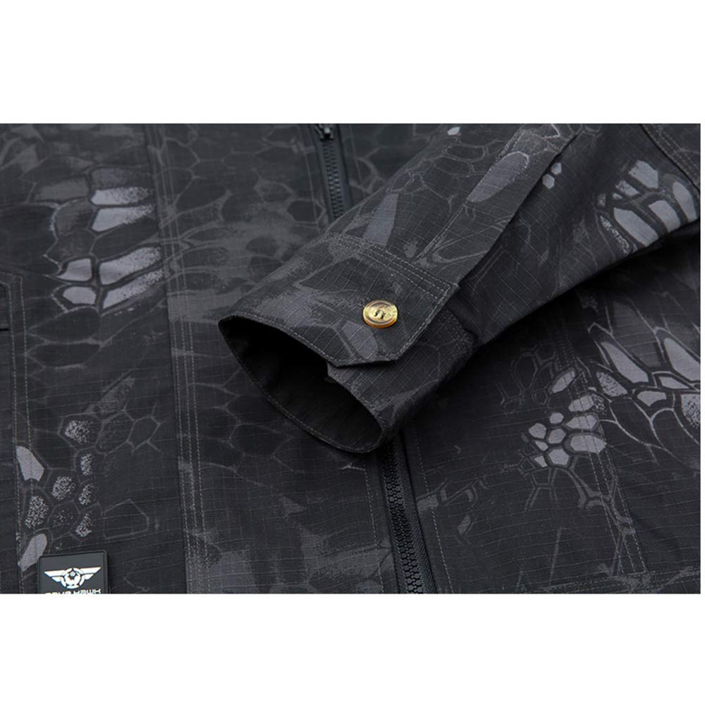 Tactical Camo Airsoft Jacket - Outdoor Hunting & Shooting Gear - Combat Clothing for Airsoft, Hunting & Tactical Training - Durable & Lightweight for Outdoor Adventures