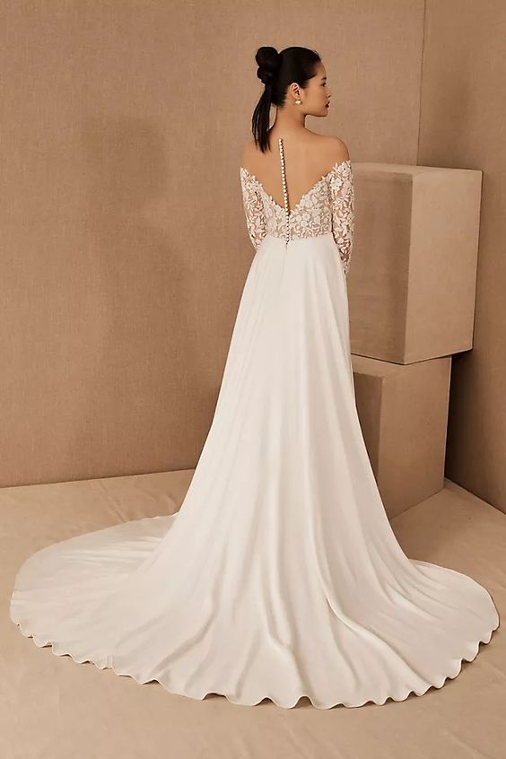 Jenny Yoo Bradley Gown - Elegant Wedding Dress for Brides | Perfect for Beach, Garden & Formal Weddings
