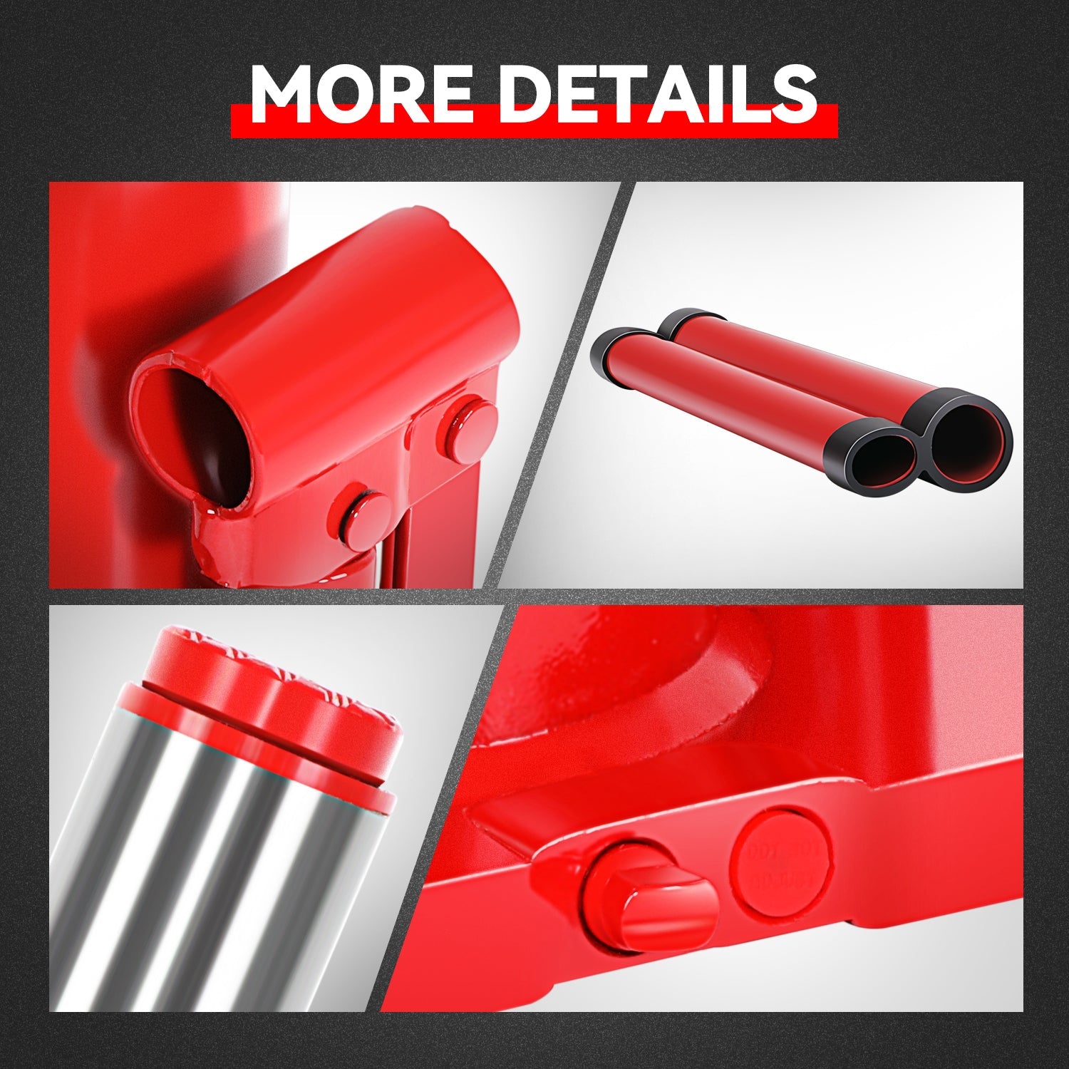 10 Ton Welded Hydraulic Bottle Jack with Manual Handle - Heavy Duty Lifting for Vehicles, Construction & Industrial Use