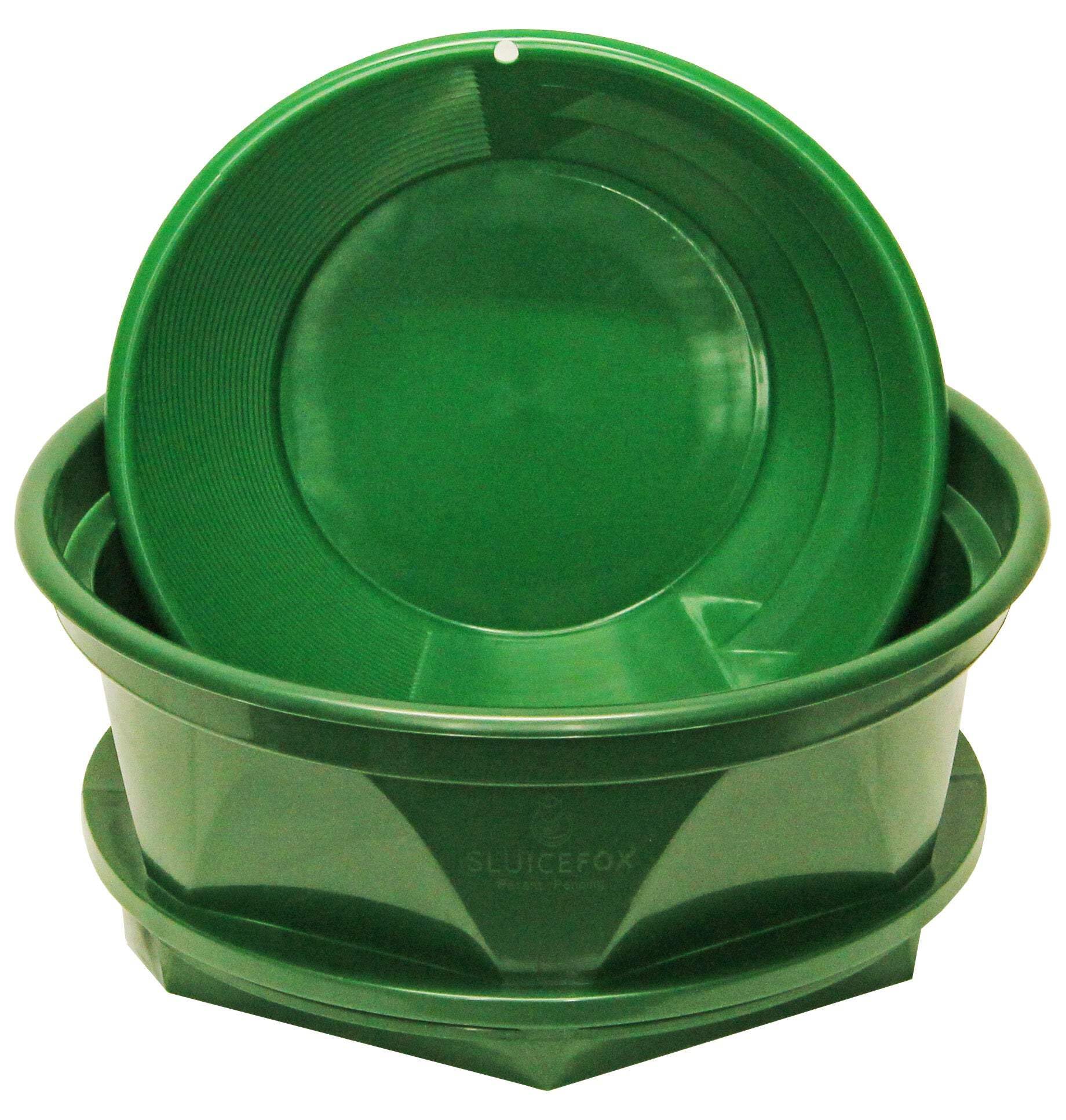 5 Gallon Gold Classifier with Bonus Gold Pan - Stackable Sifting Pan Sieve for Gold Mining - Gold Sluice Box Mesh Strainer & Shark Tooth Sifter - Perfect for Prospecting, Beachcombing, and Fossil Hunting