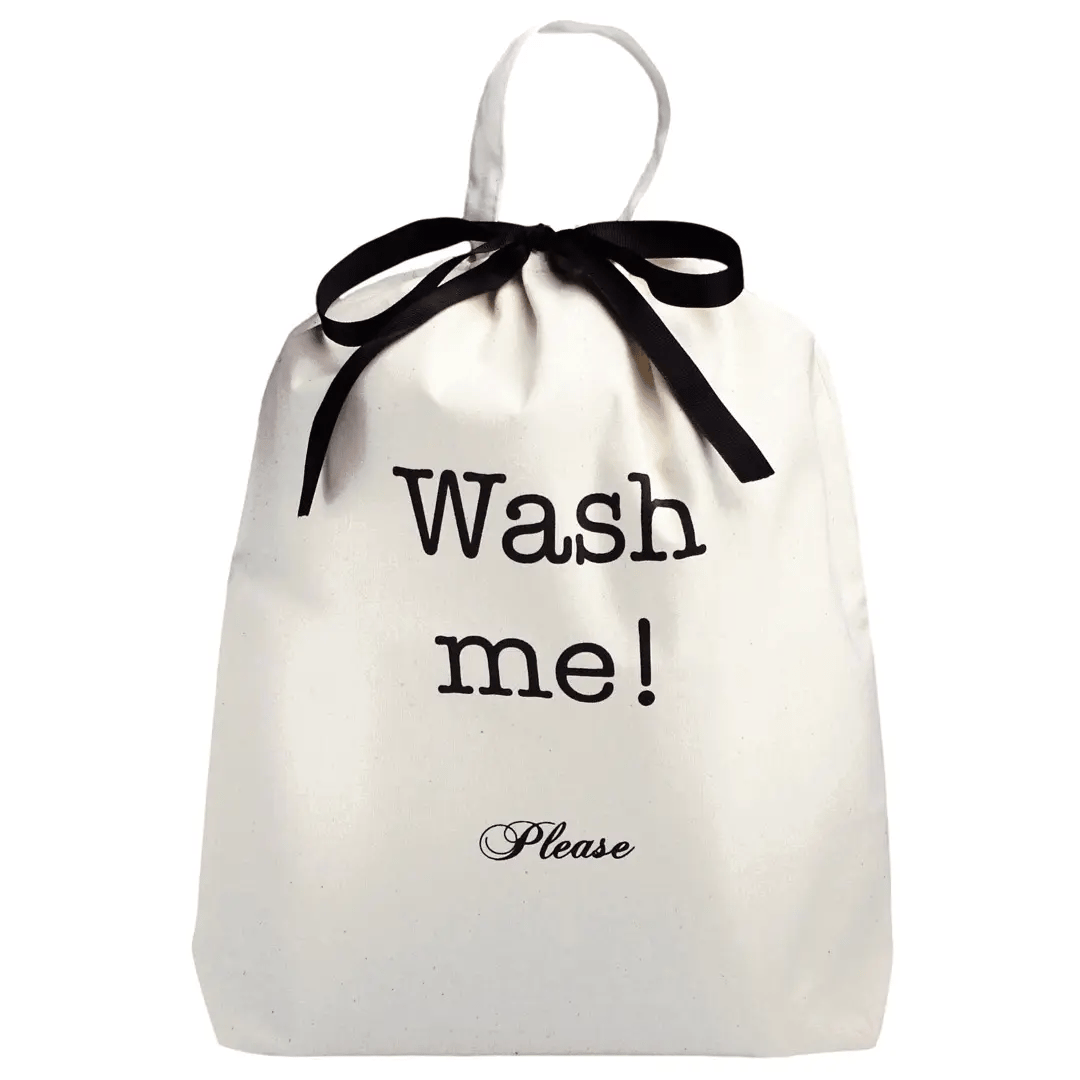 Premium Wash Me Laundry Bag in Cream Color - Perfect for Travel, Gym & College Dorm Organization