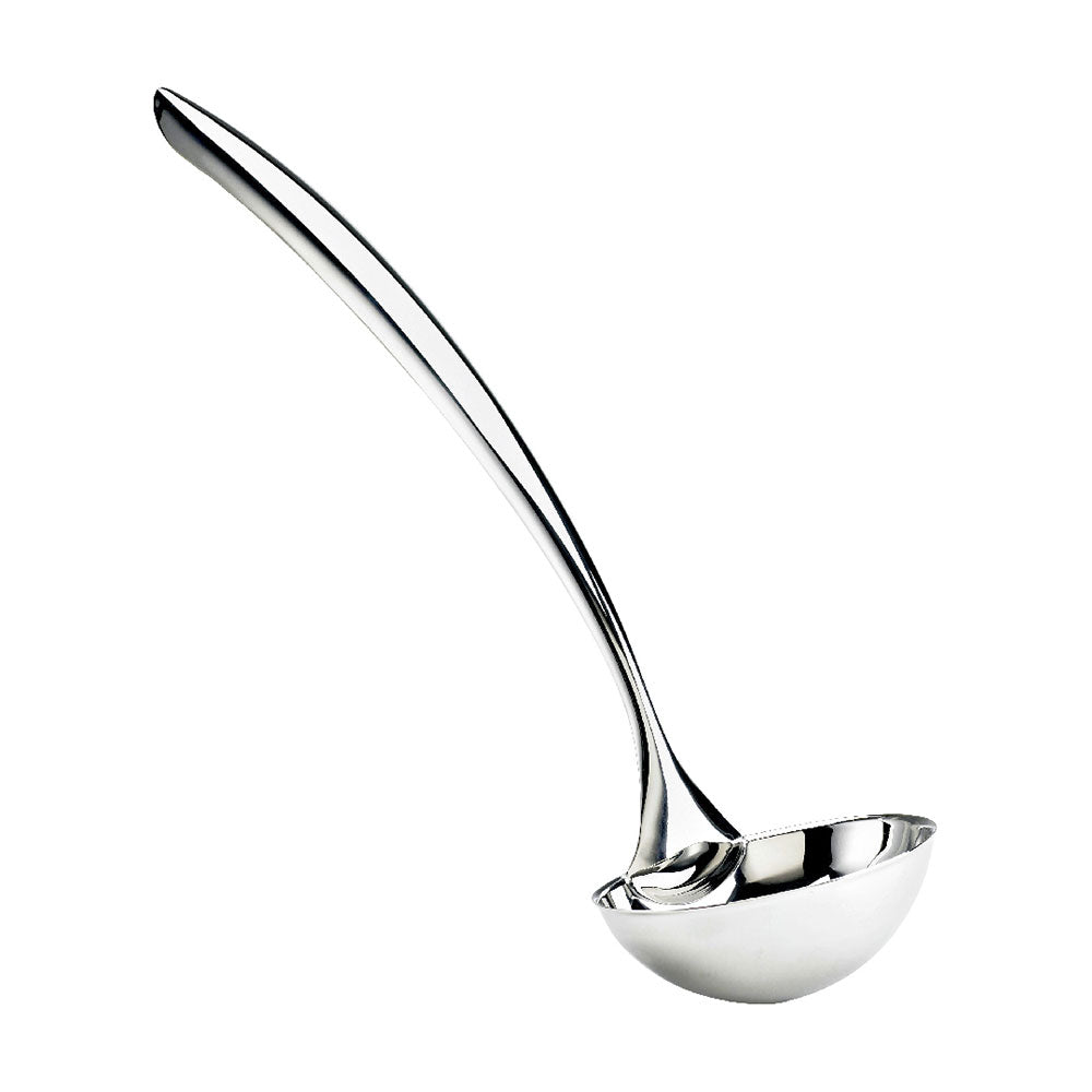 Browne 573170 Eclipse 6 oz Serving Ladle - Stainless Steel Soup Spoon for Kitchen, Cooking & Serving - Perfect for Soups, Stews, Sauces & Punch Bowls