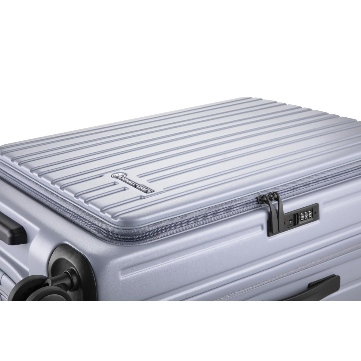 Daycrown 8528 Expandable Carry-On Luggage with Hinomoto Silent Wheels - Lightweight Spinner Suitcase for Travel, Business & Vacation - TSA Lock & Front Opening Design