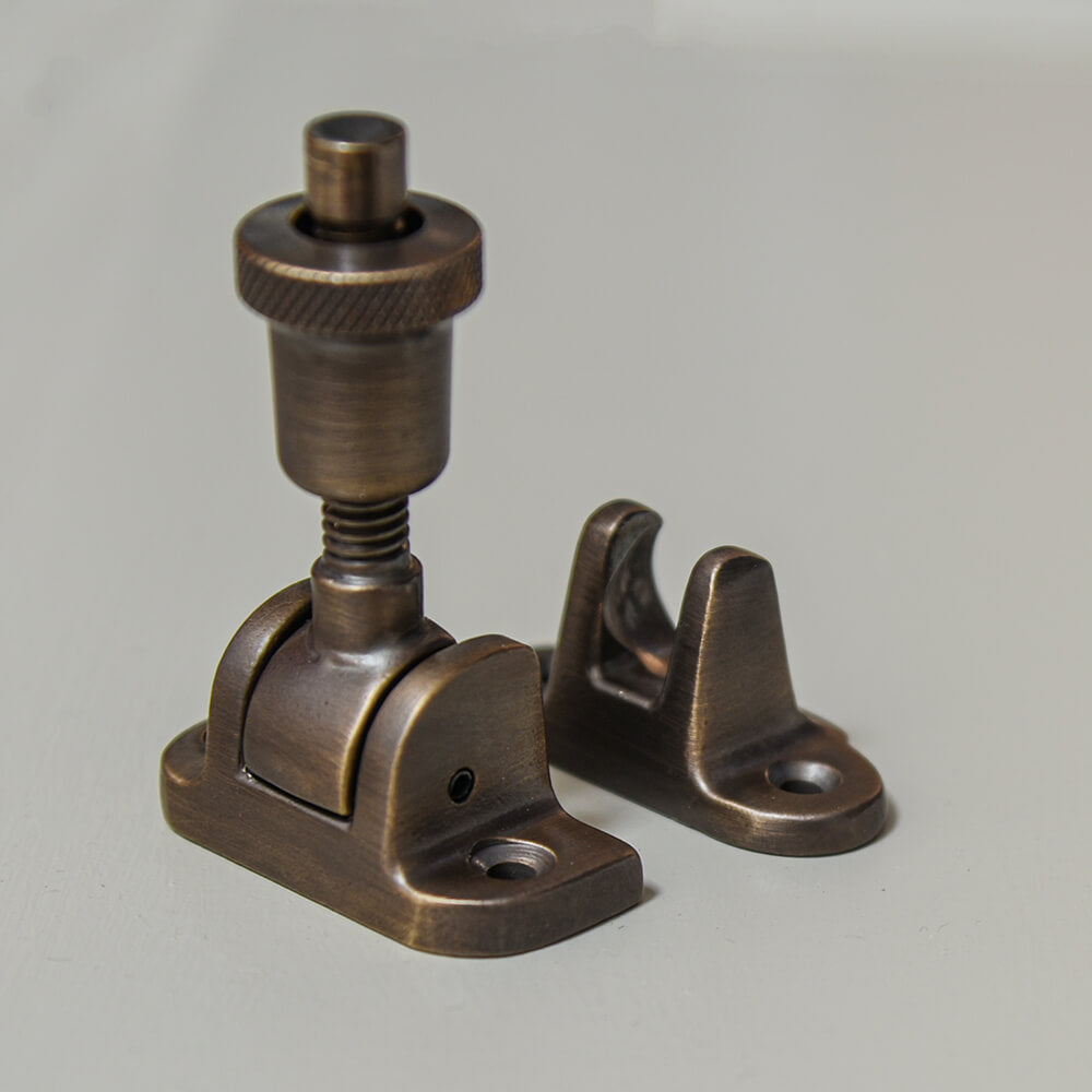 Vintage Distressed Antique Brass Brighton Sash Window Fastener - Secure & Decorative Hardware for Classic Windows - Perfect for Victorian Homes, Cottage Style Windows & Heritage Restoration Projects