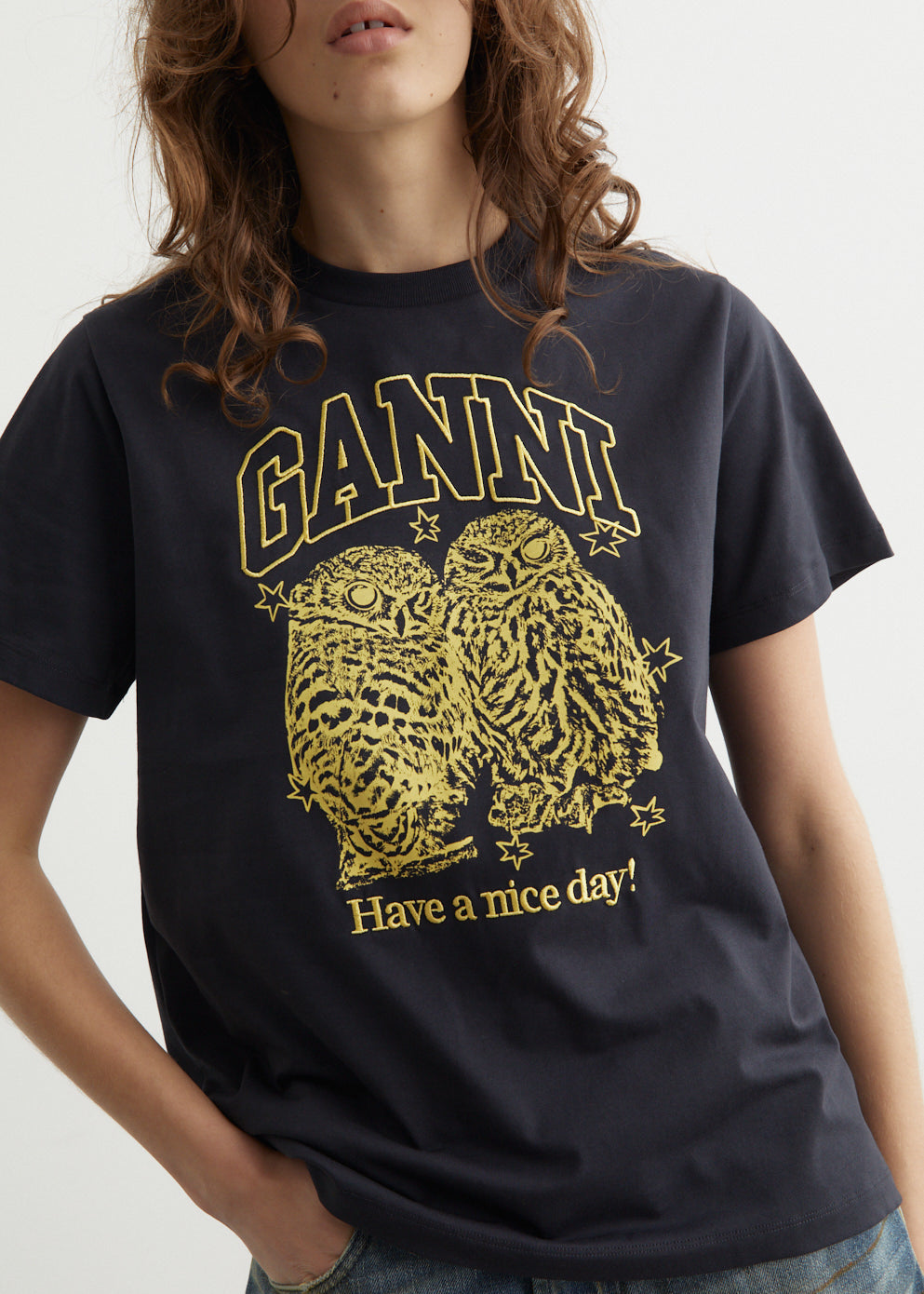 Comfortable Basic Jersey Owls Relaxed T-Shirt for Men & Women - Soft Cotton Casual Tee for Everyday Wear, Lounge & Street Style