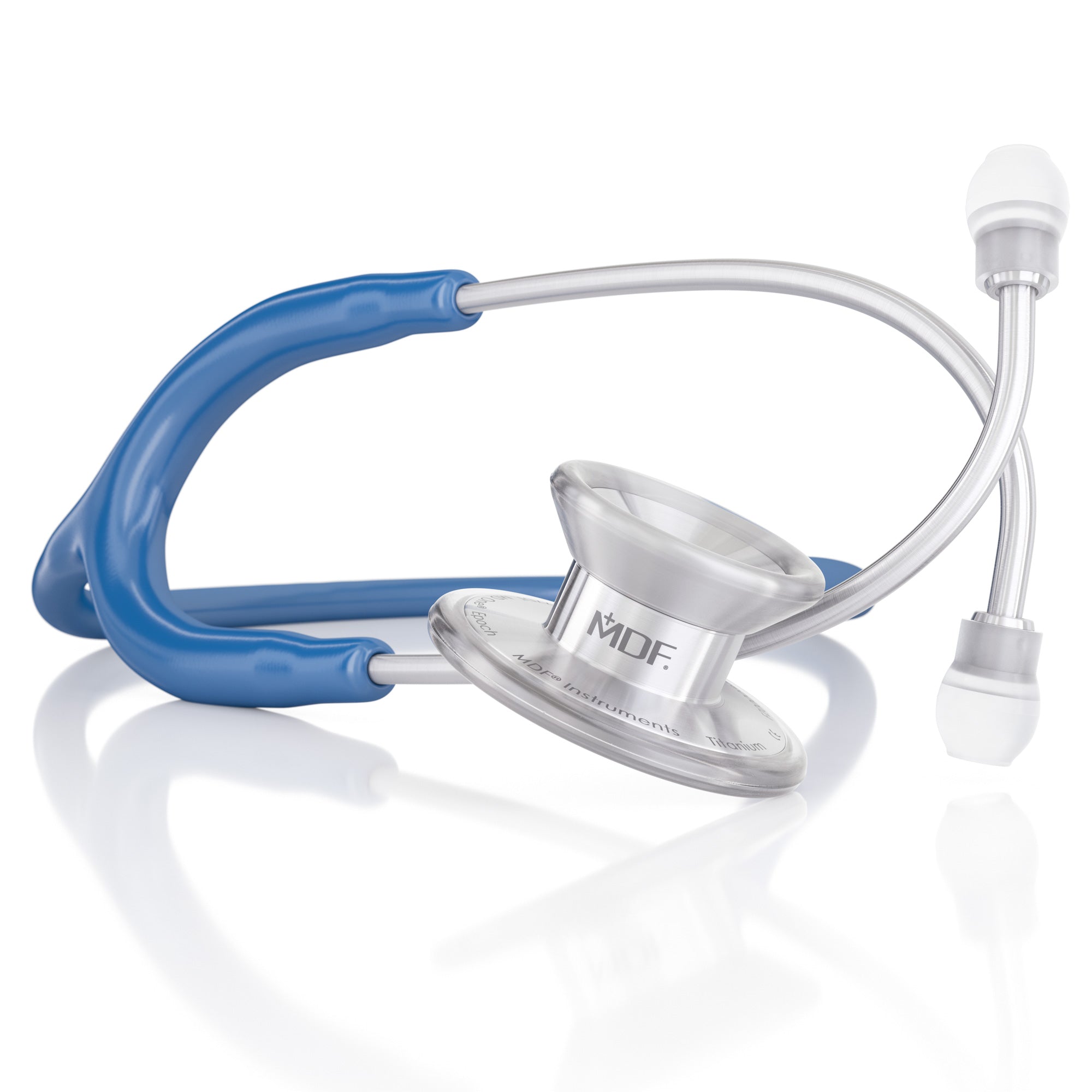 MD One® Epoch® Titanium Adult Stethoscope - Royal Blue | Professional Medical Equipment for Doctors & Nurses | Ideal for Clinical Use, Hospital & Home Healthcare