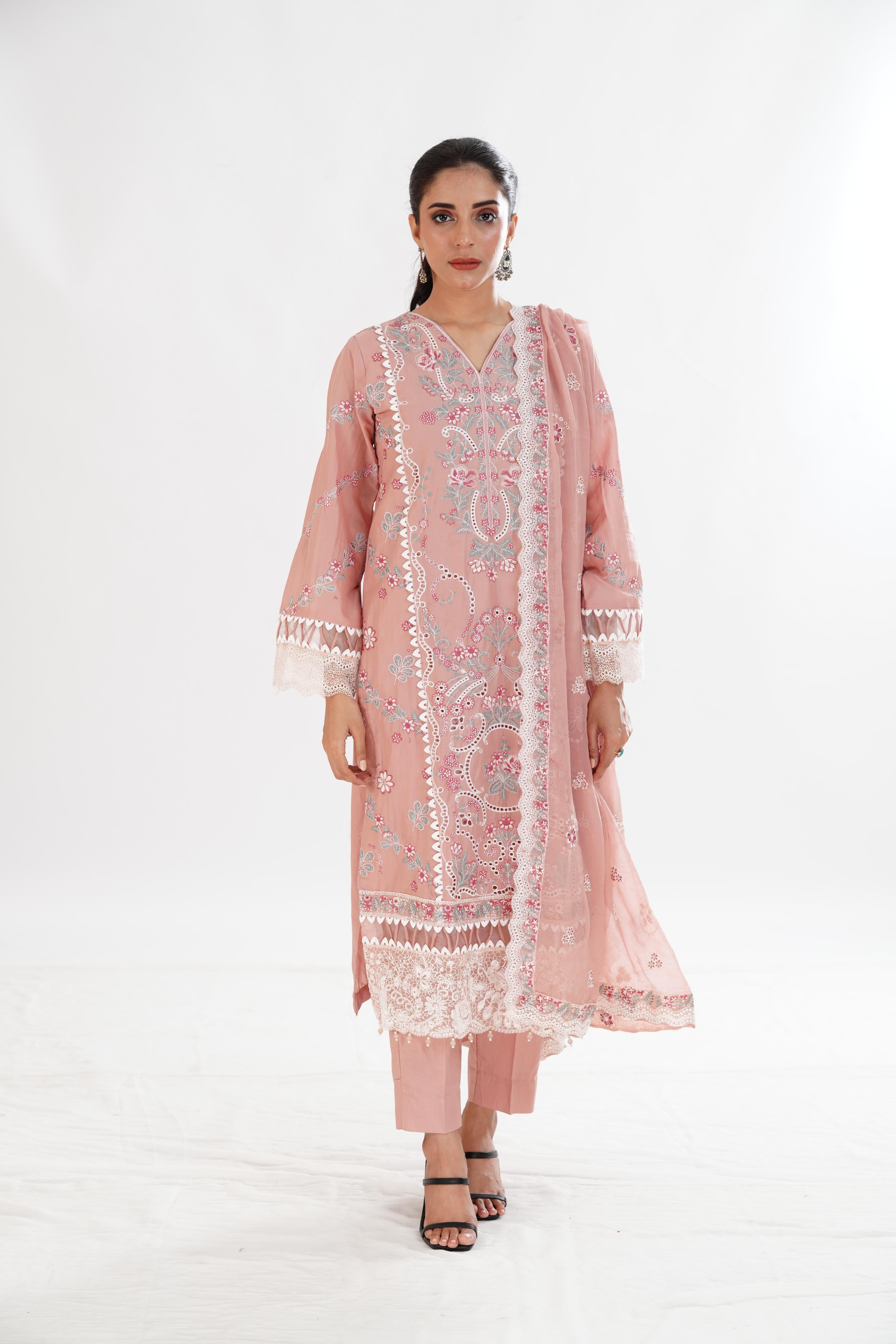 Brielle Motifz Premium Stitched Lawn Fabric - Soft & Durable for Summer Dresses, Skirts & Home Decor