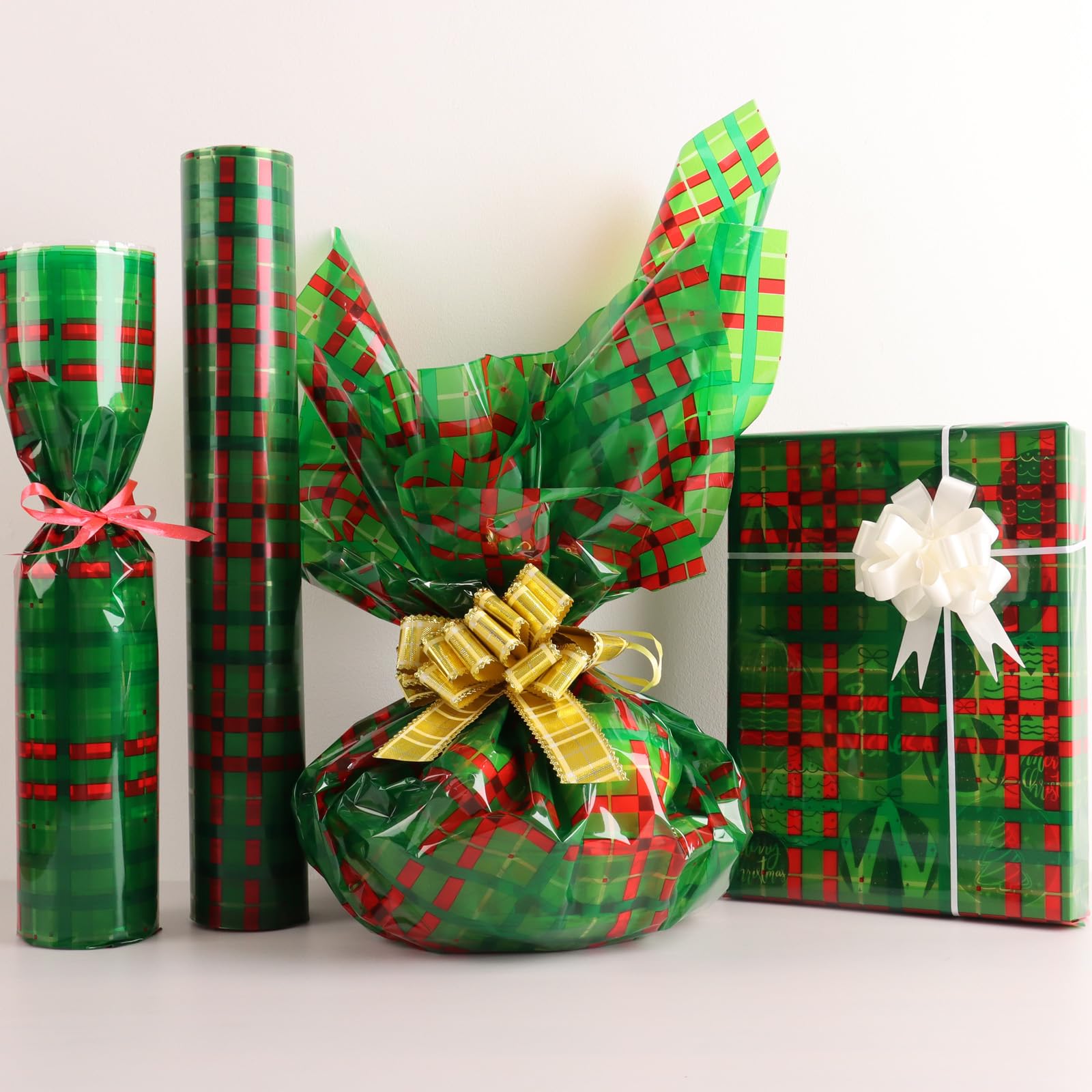 CMFYHM Christmas Cellophane Wrap Roll (34