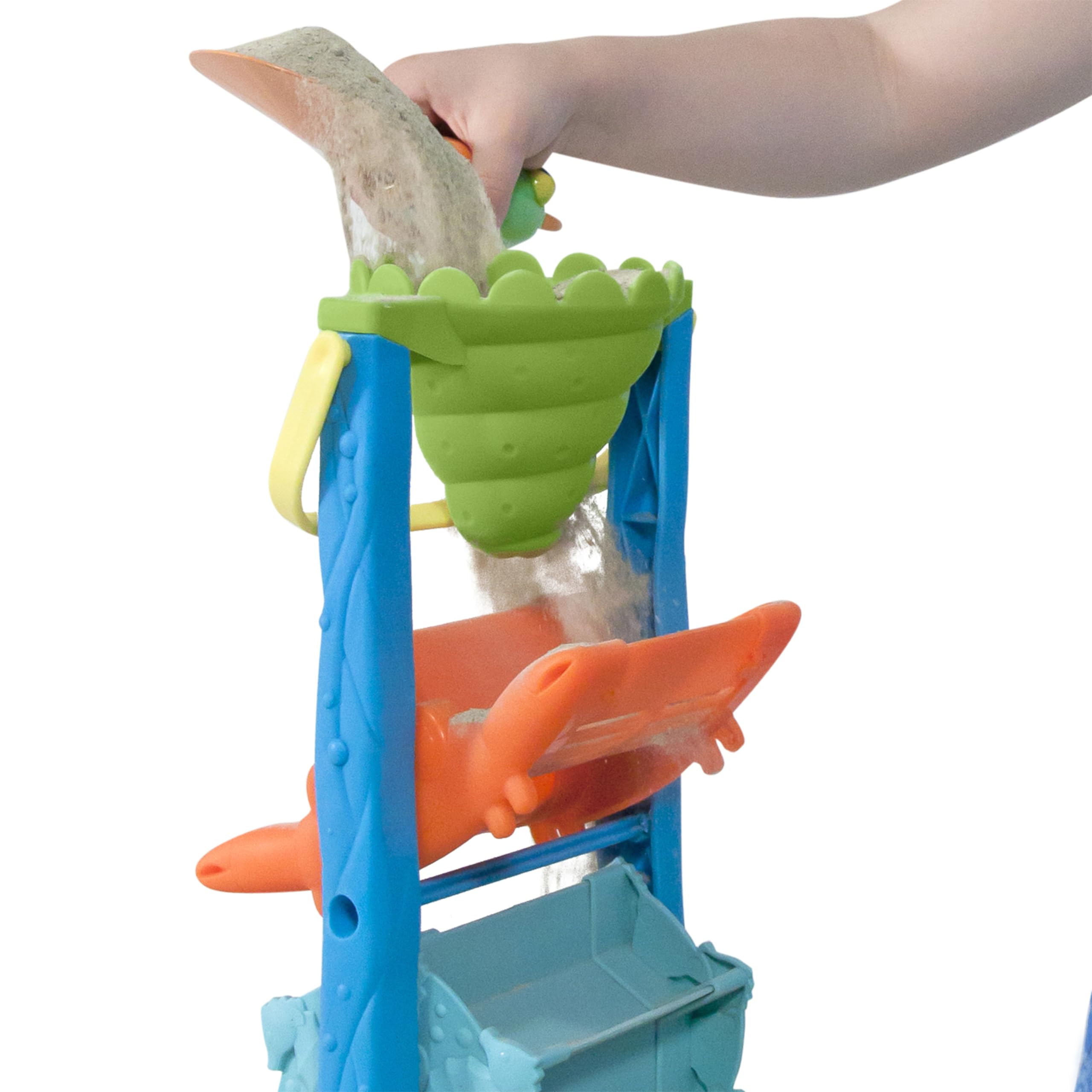 Melissa & Doug Seaside Sidekicks Sand and Water Sifting Funnel - Kids Beach Toy for Sandcastle Building & Water Play - Perfect for Outdoor Beach Activities & Sensory Play