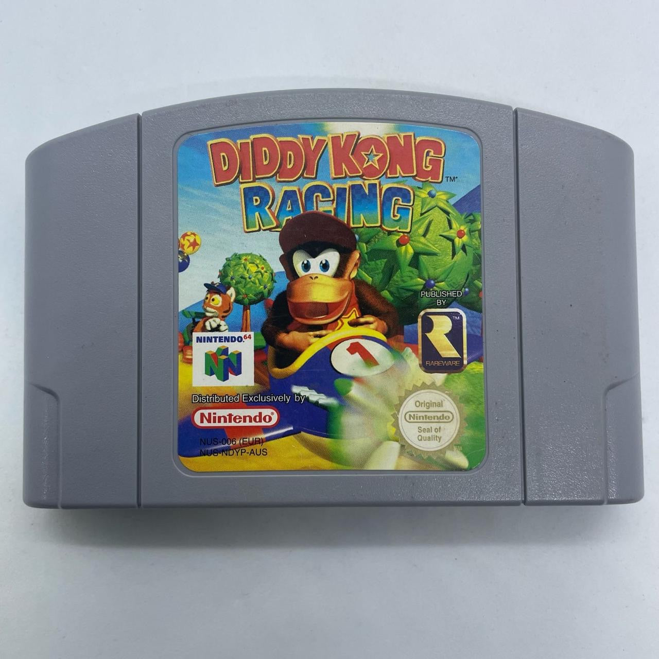 Diddy Kong Racing Nintendo 64 N64 Game Cartridge - PAL Version | Classic Racing Video Game for Nintendo 64 Console | Perfect for Retro Gaming Enthusiasts and Collectors