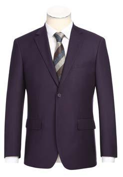 Alessandro Vitello by Renoir 2-Piece Slim Fit Eggplant Purple Suit for Men - Perfect for Weddings, Business Meetings & Formal Events