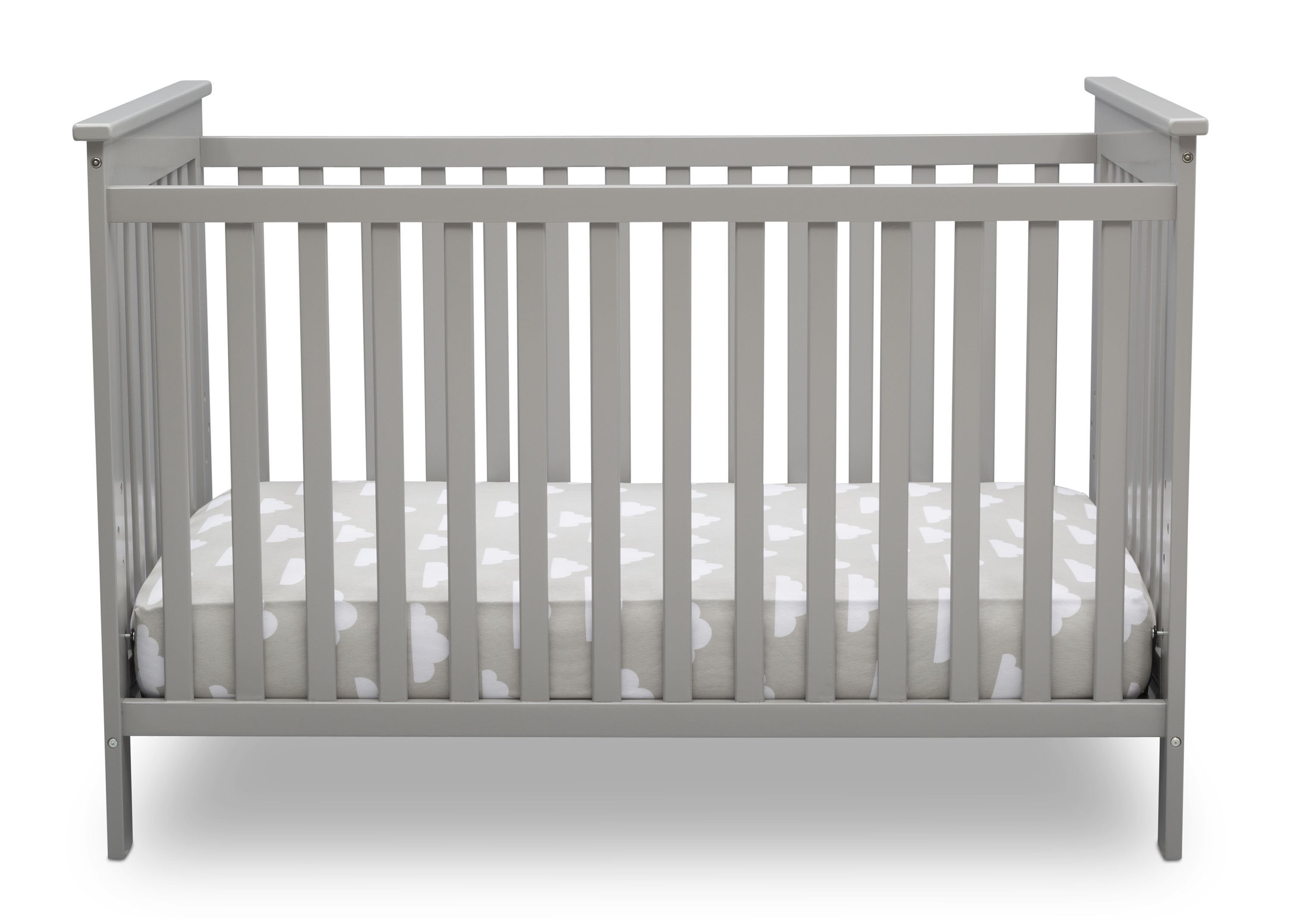 Adley 3-in-1 Convertible Baby Crib - Toddler Bed & Daybed - Safe Nursery Furniture for Newborns & Kids - Perfect for Bedrooms, Daycare & Guest Rooms
