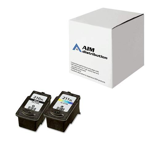 Canon PG-510 CL511 Compatible Ink Cartridge Replacement - Black & Color Inkjet Combo Pack for Printers | Ideal for Home Office Printing, School Projects & Small Business Documents