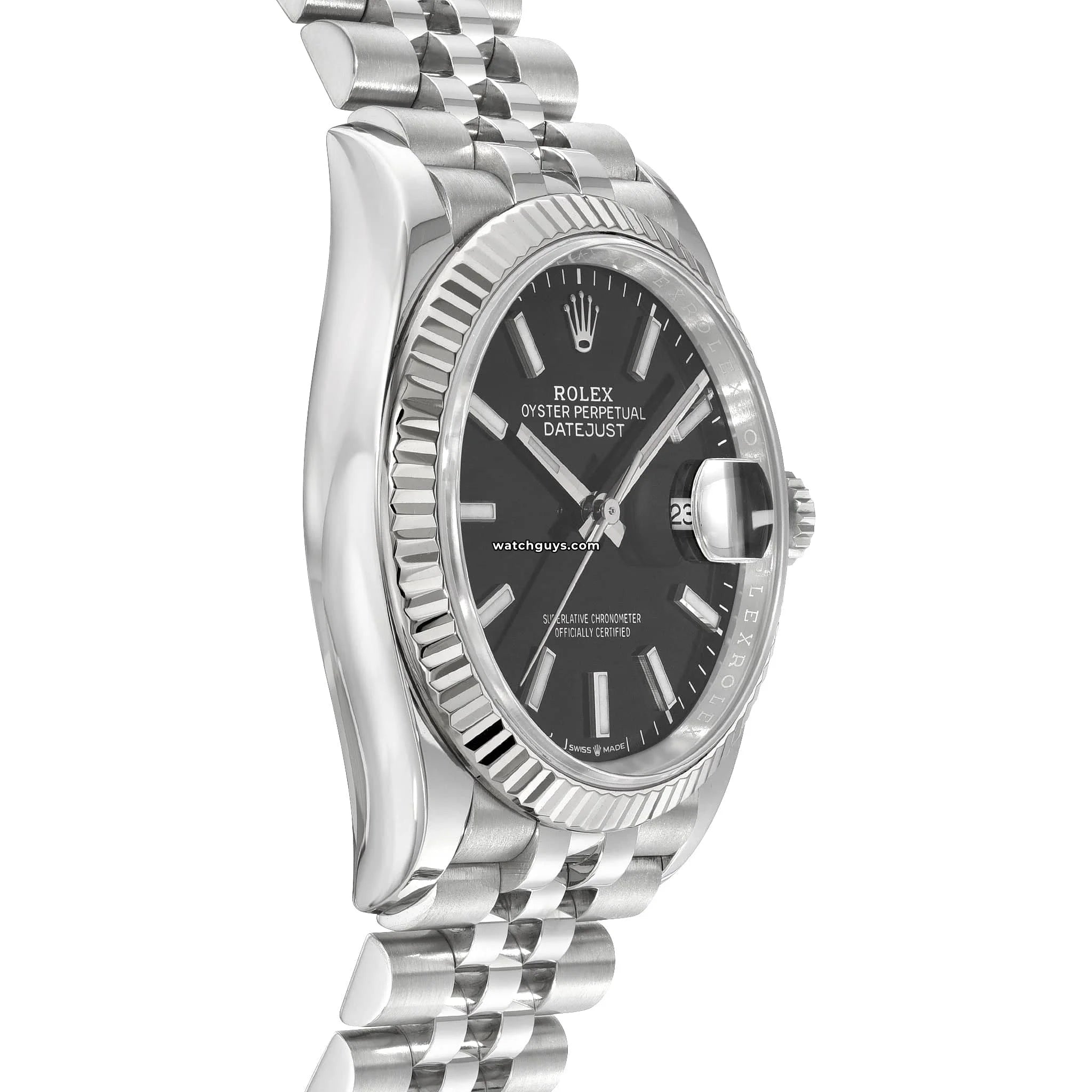 Rolex Datejust 126234 Men's Watch - Black Dial, Stainless Steel, Automatic Movement - Perfect for Business, Formal Events & Luxury Gifts