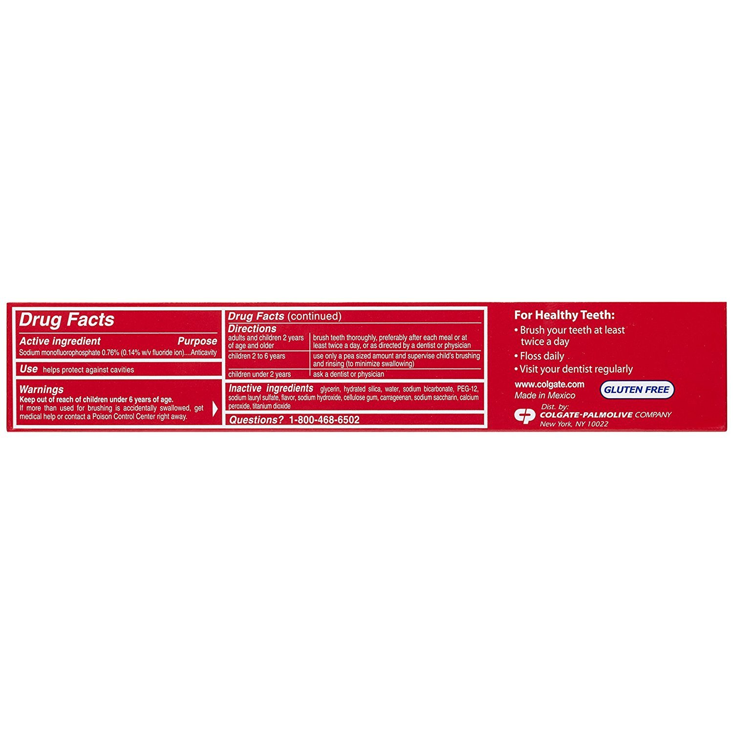 Colgate Baking Soda and Peroxide Whitening Toothpaste - 4oz (6 Pack) for Fresh Breath & Stain Removal - Perfect for Daily Oral Care & Travel