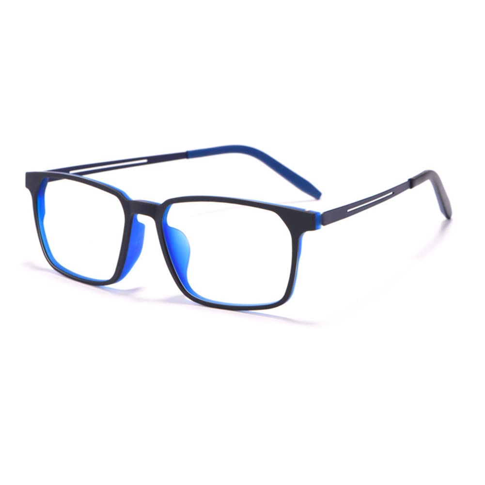 RICCIE Men's Reading Glasses with Blue Light Blocking - Multifocal HD Aspheric Lenses +1.0 to +3.0 Diopter - Lightweight Business Frame for Office Work & Computer Use