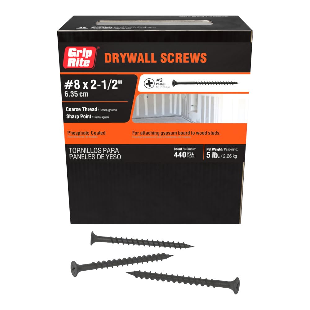 Grip-Rite 212CDWS5 #8 X 2-1/2