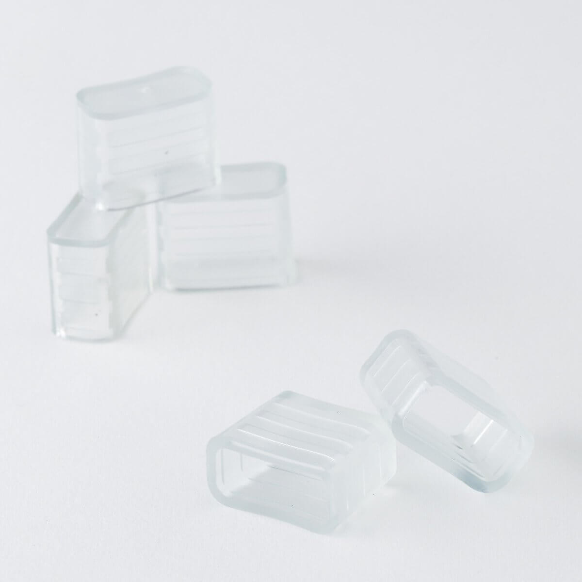 LED End Caps for 120V LED Strip Lights - Waterproof Light Connectors & Accessories - Perfect for Home, Office, and Commercial Lighting Projects